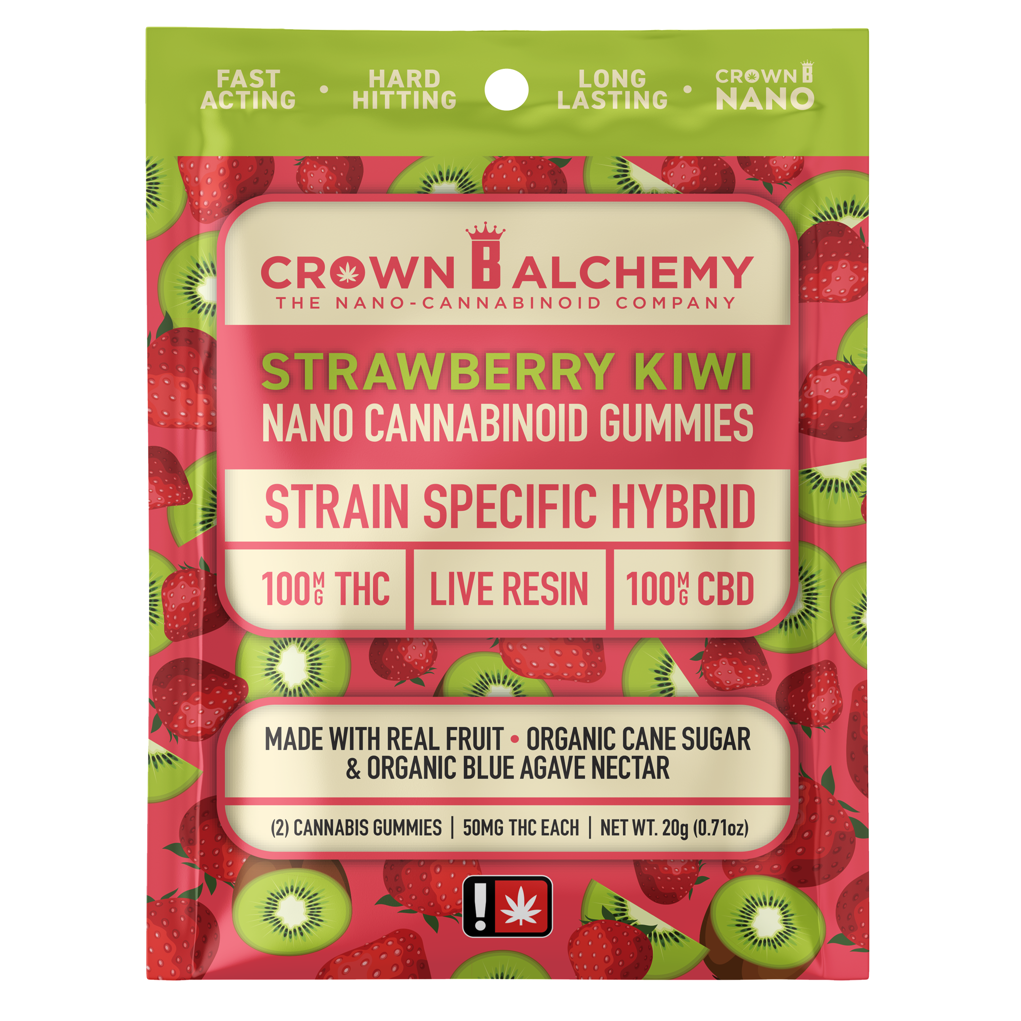 Crown B Alchemy: Strawberry Kiwi