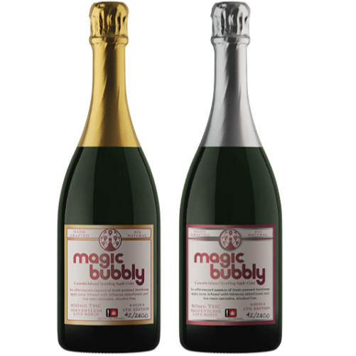 Magic Number: Sparkling Apple Cider-Magic Number-25.4oz 100mg Hybrid Live Rosin Beverage