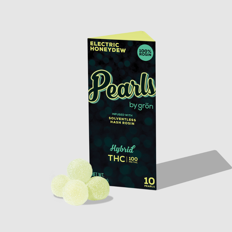 Grön: Electric Honeydew Pearls