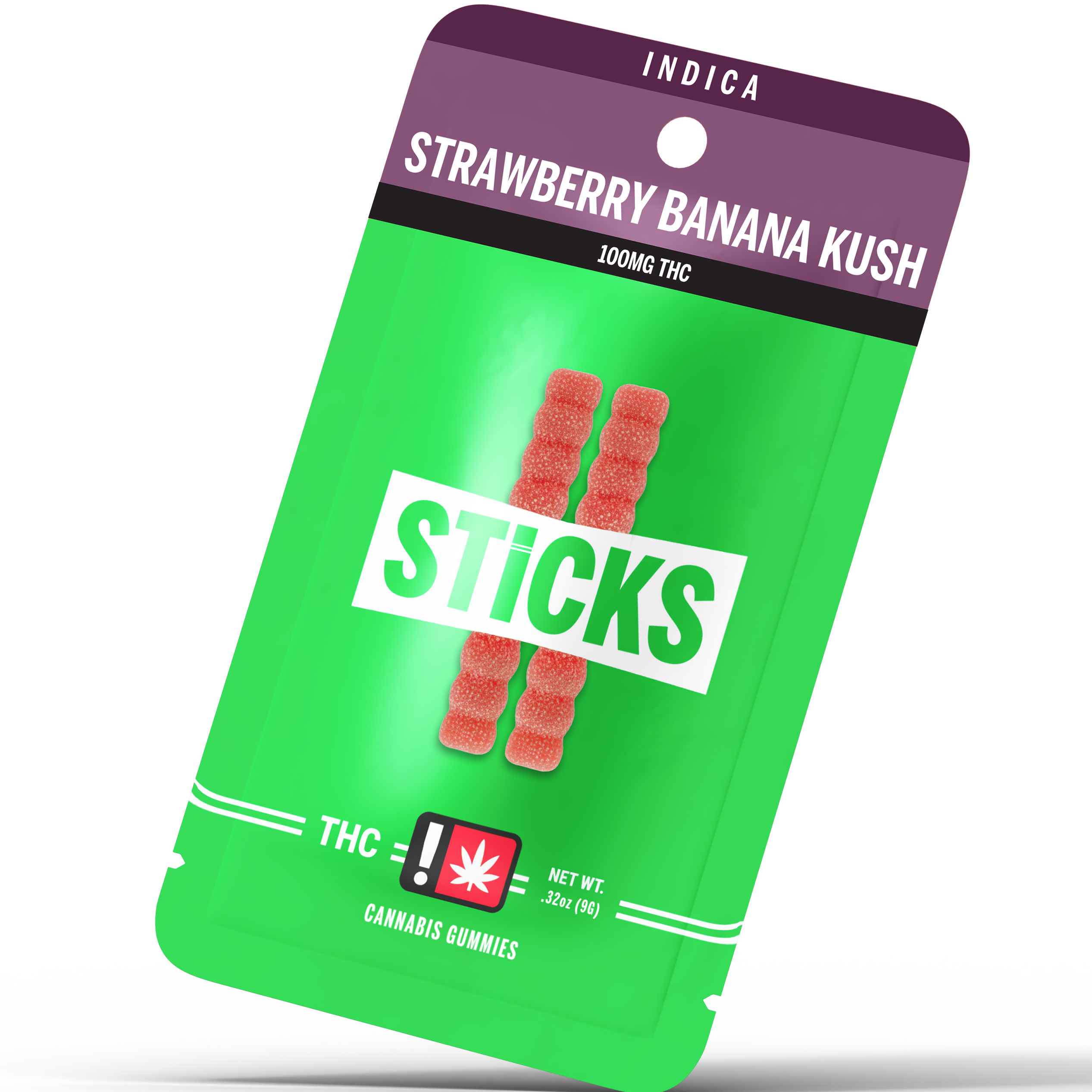 LTRMN: Sticks - 2x50mg - Strawberry Banana