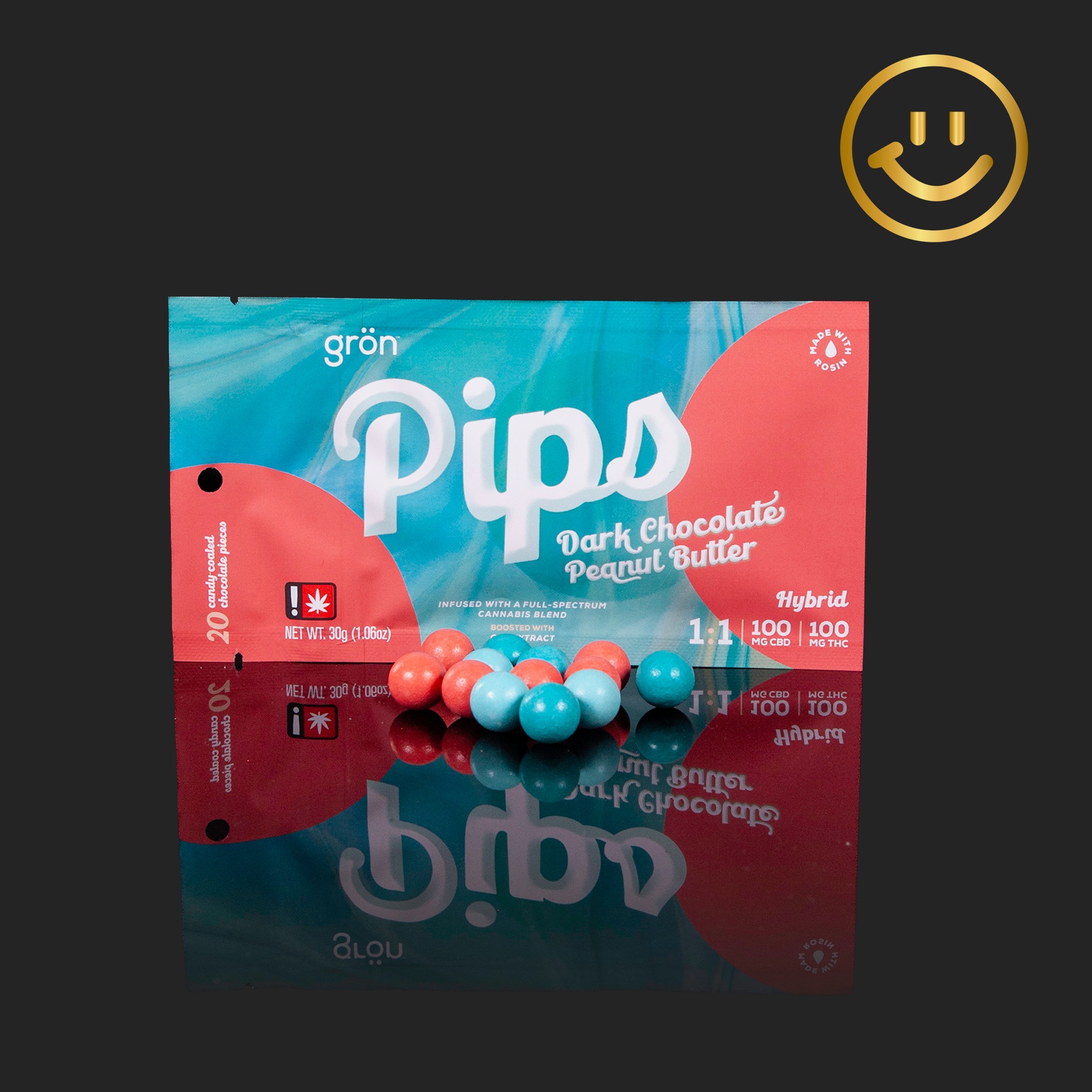 Grön: Gron Pips - Dark Peanut Butter /
