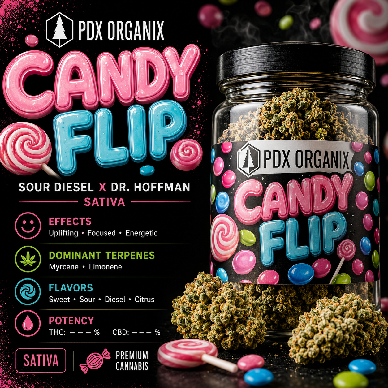 PDX Organics: Candy Flip