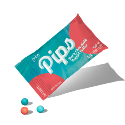 Grön: Pips / Dark Peanut Butter