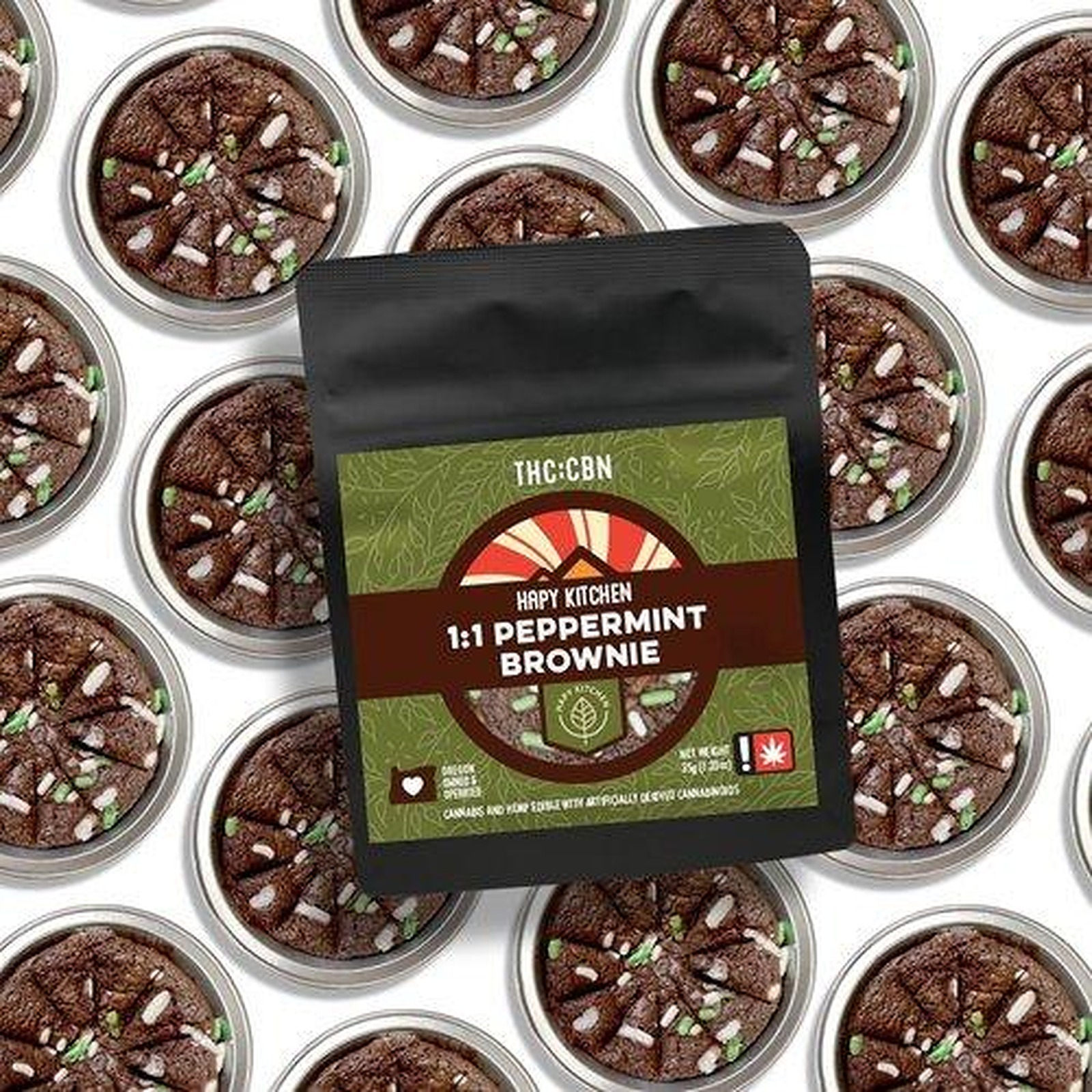 Hapy Kitchen: > Single Brownie > - > Peppermint