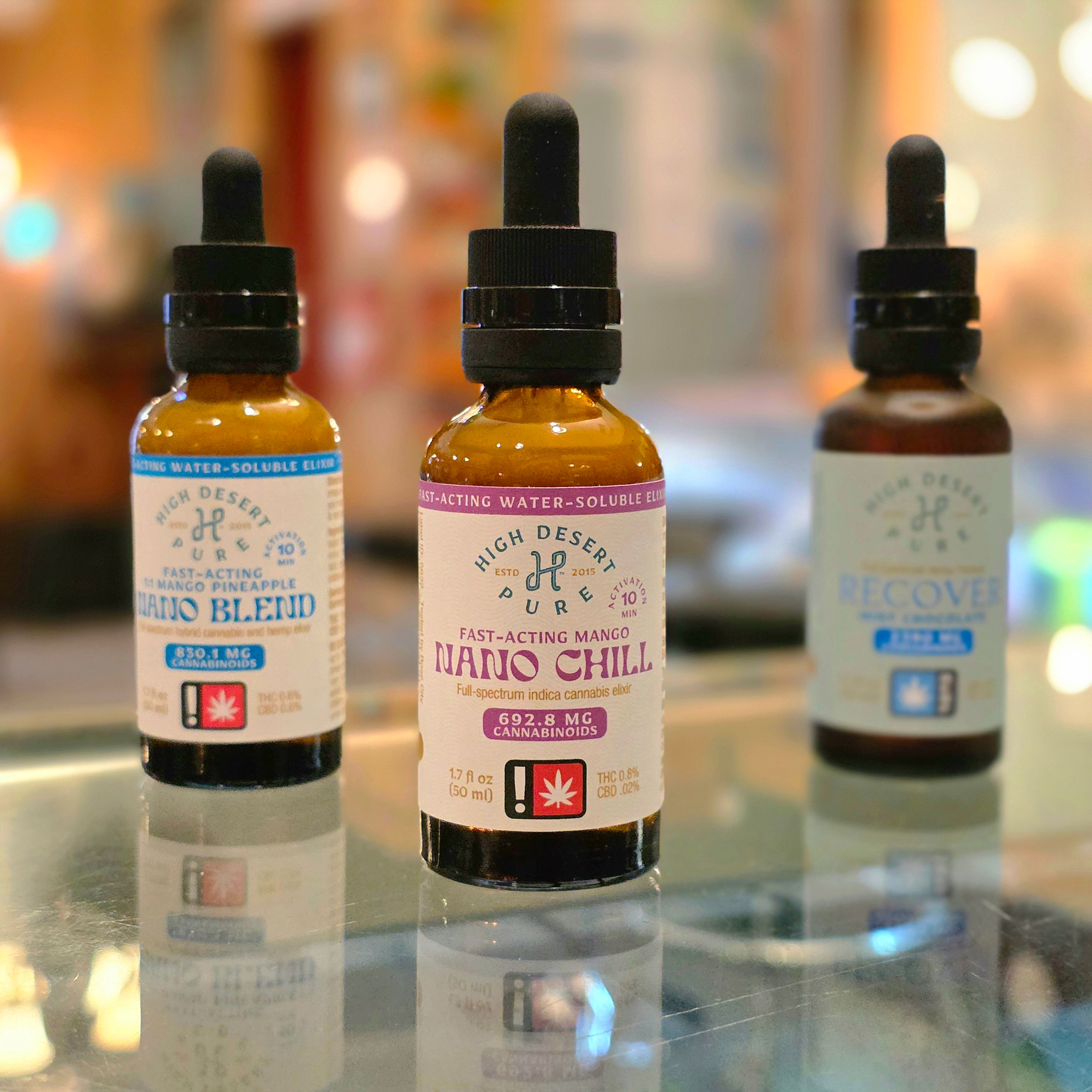 High Desert Pure: High Desert Pure Nano Chill Indica Elixir
