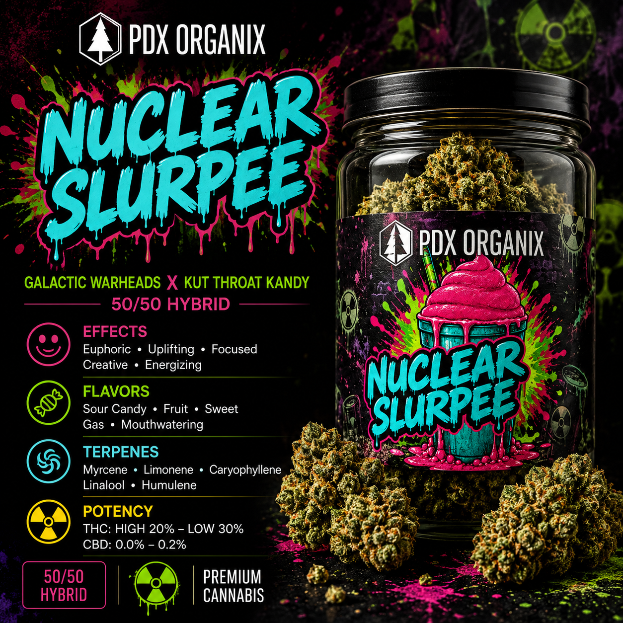 PDX Organics: Nuclear Slupee Candy