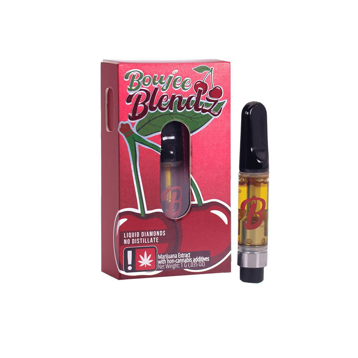 Boujee Blendz: Boujee Blendz 1g Liquid Diamonds Cherry Cartridge