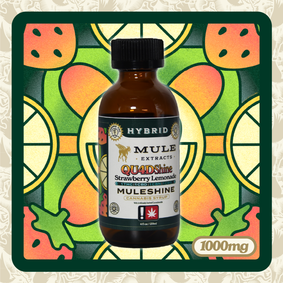 Mule Extracts: > Tinctures > Quadshine Strawberry Lemonade :1 - : - >