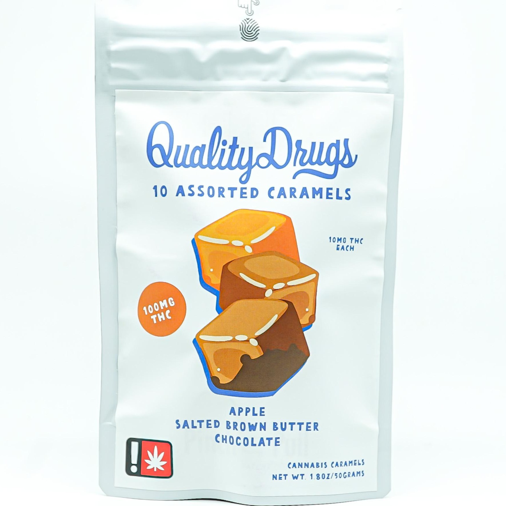 Quality Drugs: Caramels Qd 10pc, Assorted Flavors