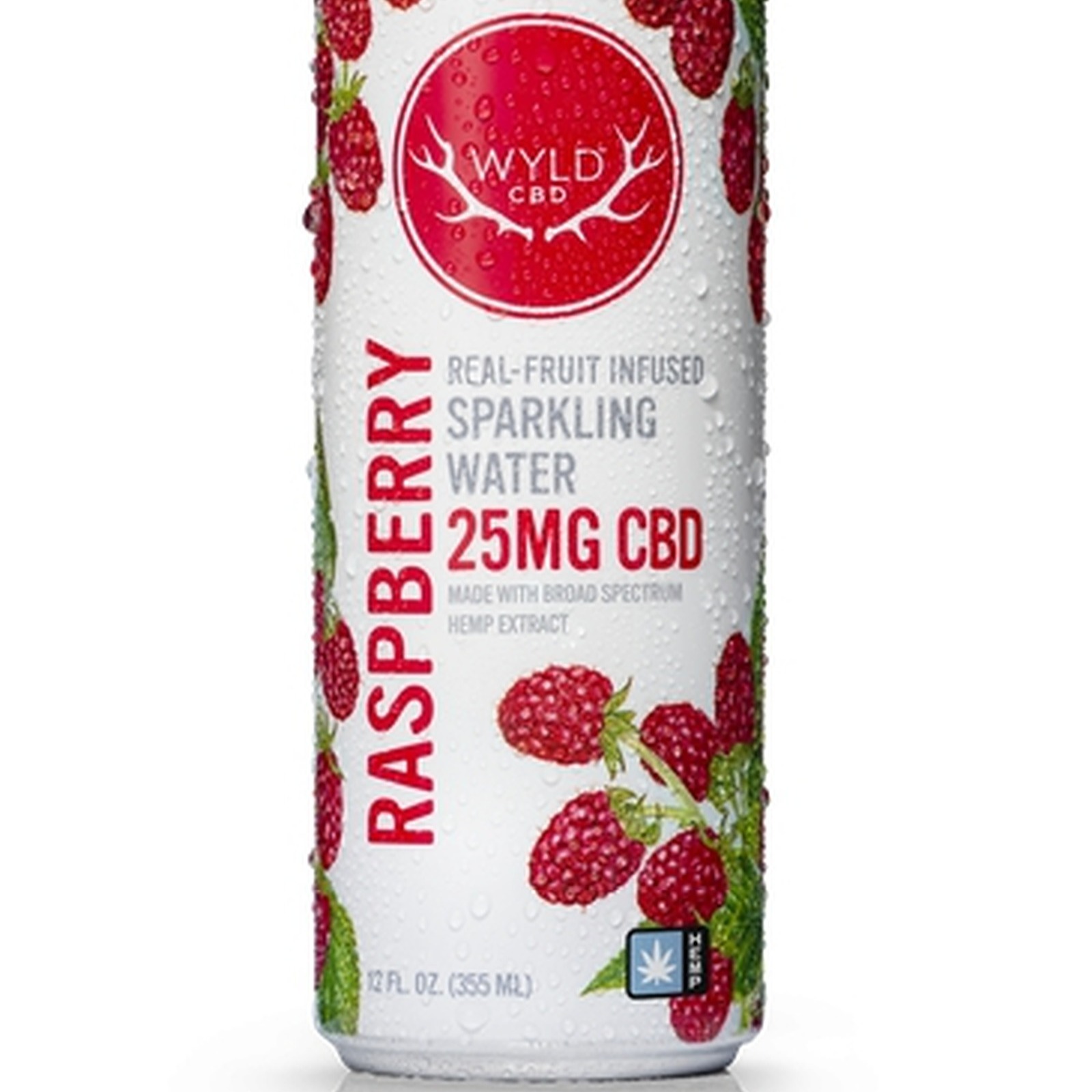 Wyld: Hemp Water Raspberry Sparkling Water