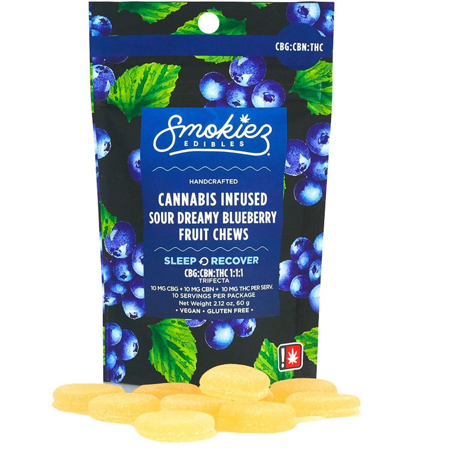 Smokiez Edibles: Sour Dreamy Blueberry