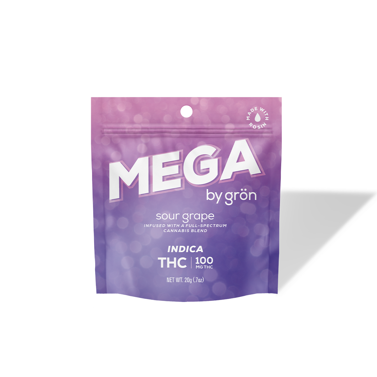 Grön: Mega Pearl Sour Grape