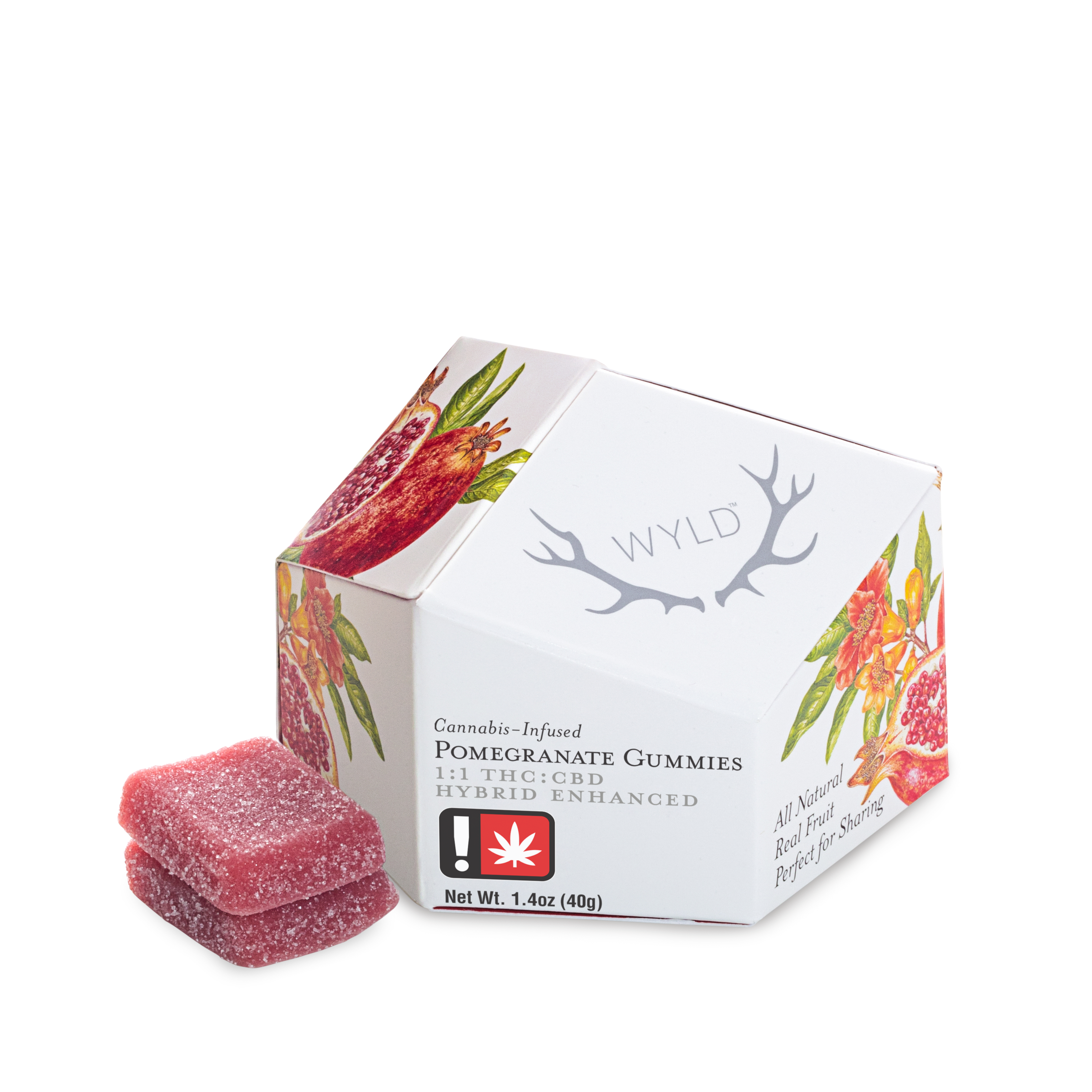 Wyld: Wyld Pomegranate 1:1 THC CBD