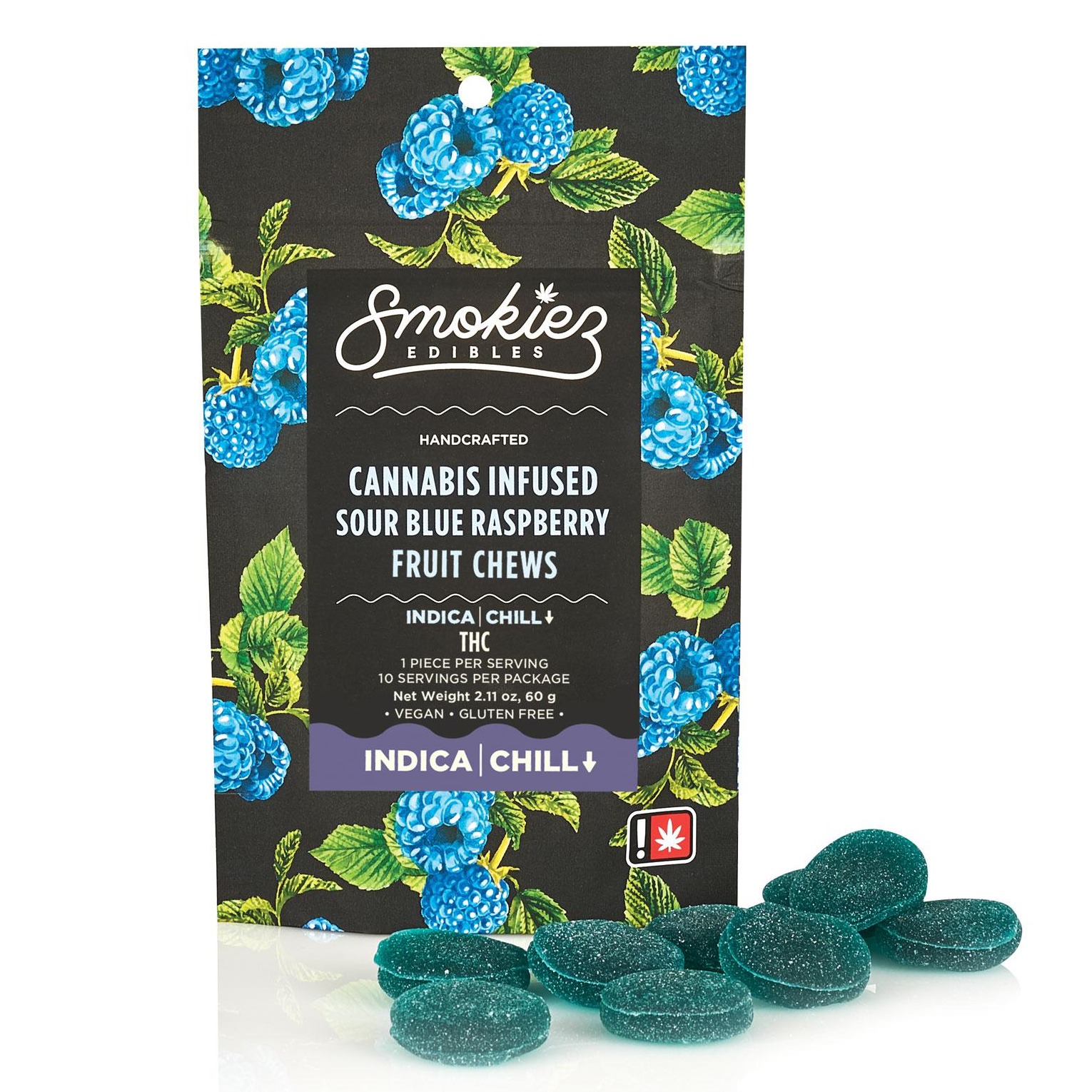Smokiez Edibles: Sour Blue Raspberry