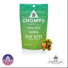 Chompd: Geek Bomb- Green Apple Rainbow