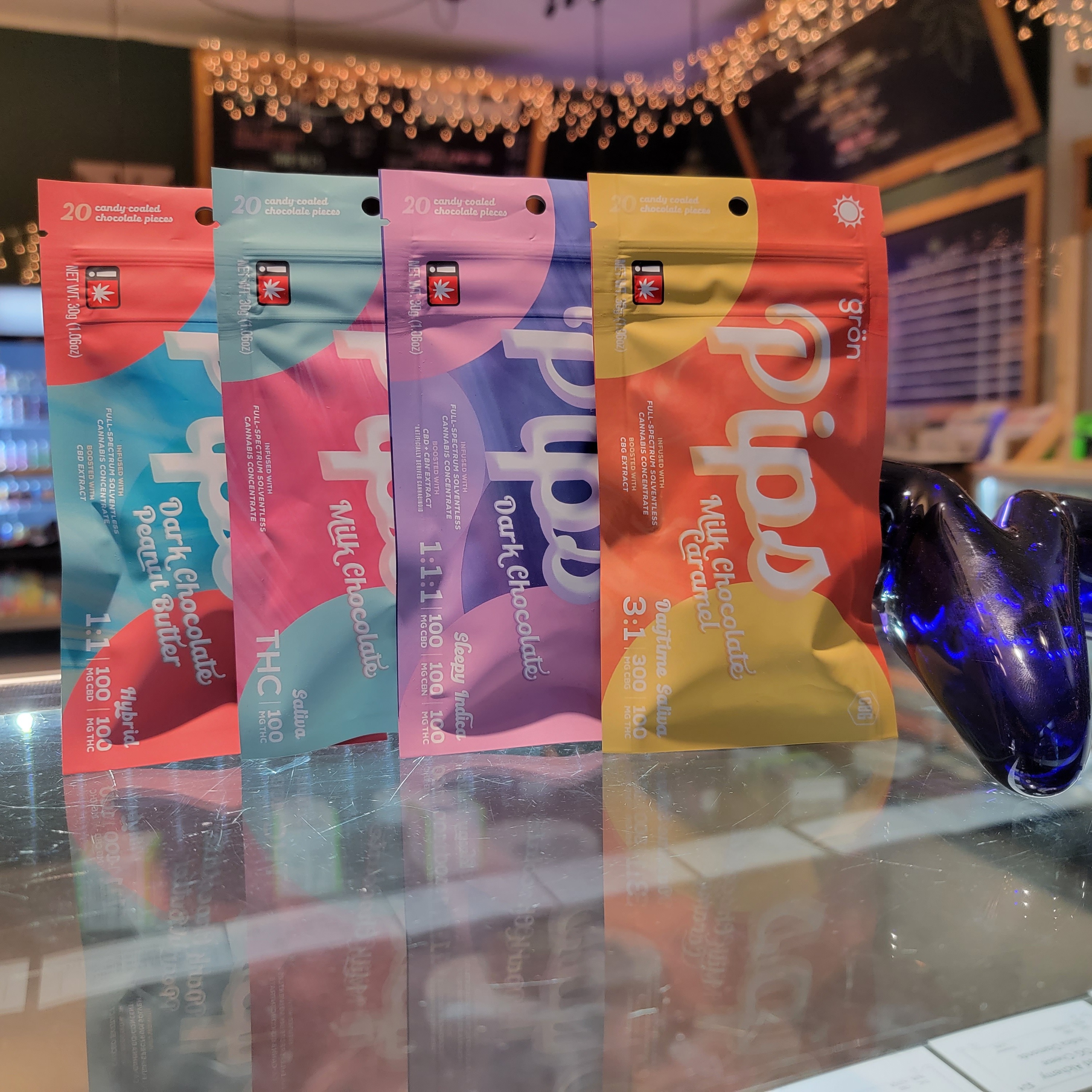 Grön: Gron Milk Chocolate THC Sativa Pips 100mg