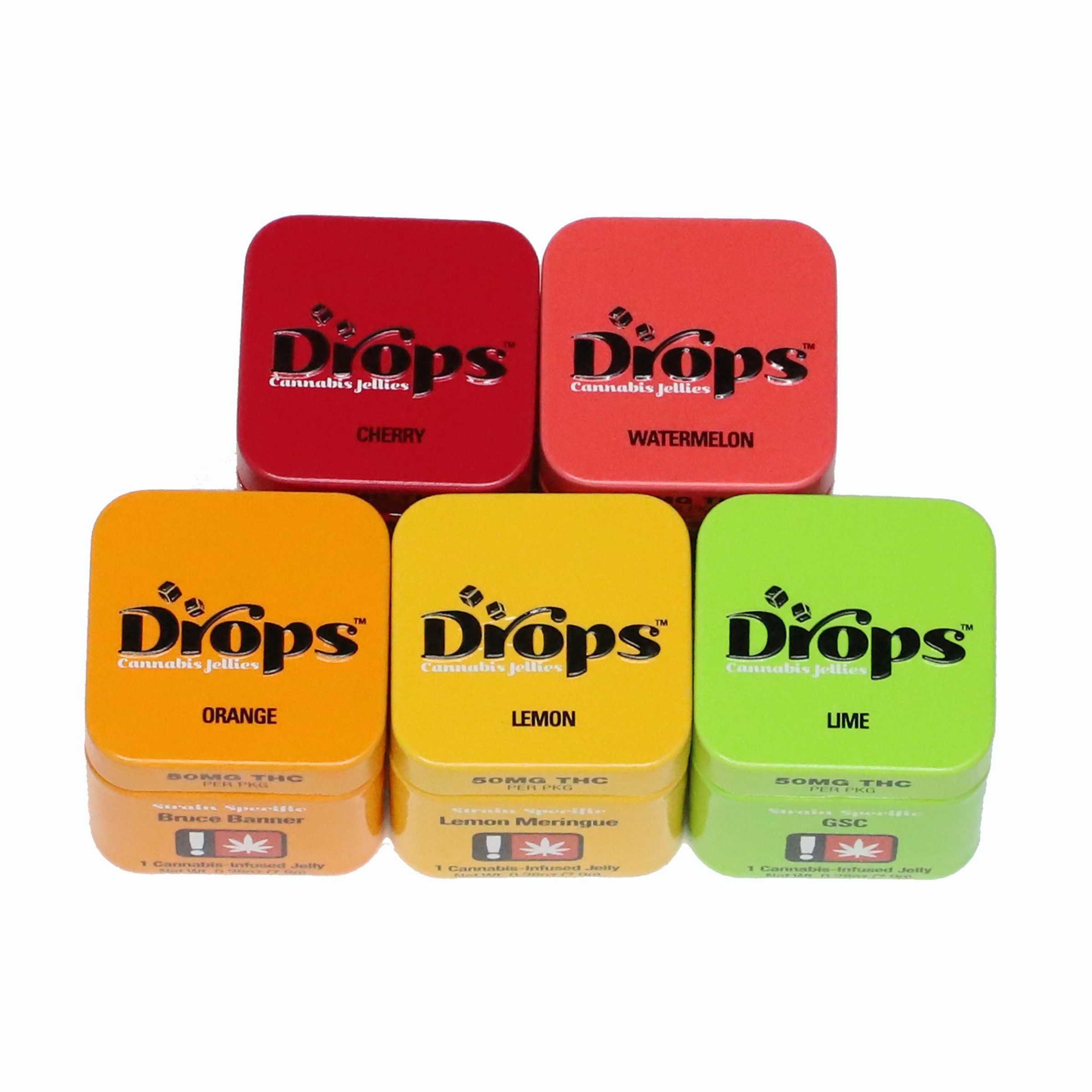 Drops: Single - Strain Specific Jellies - 5 Flavors/strains!!!