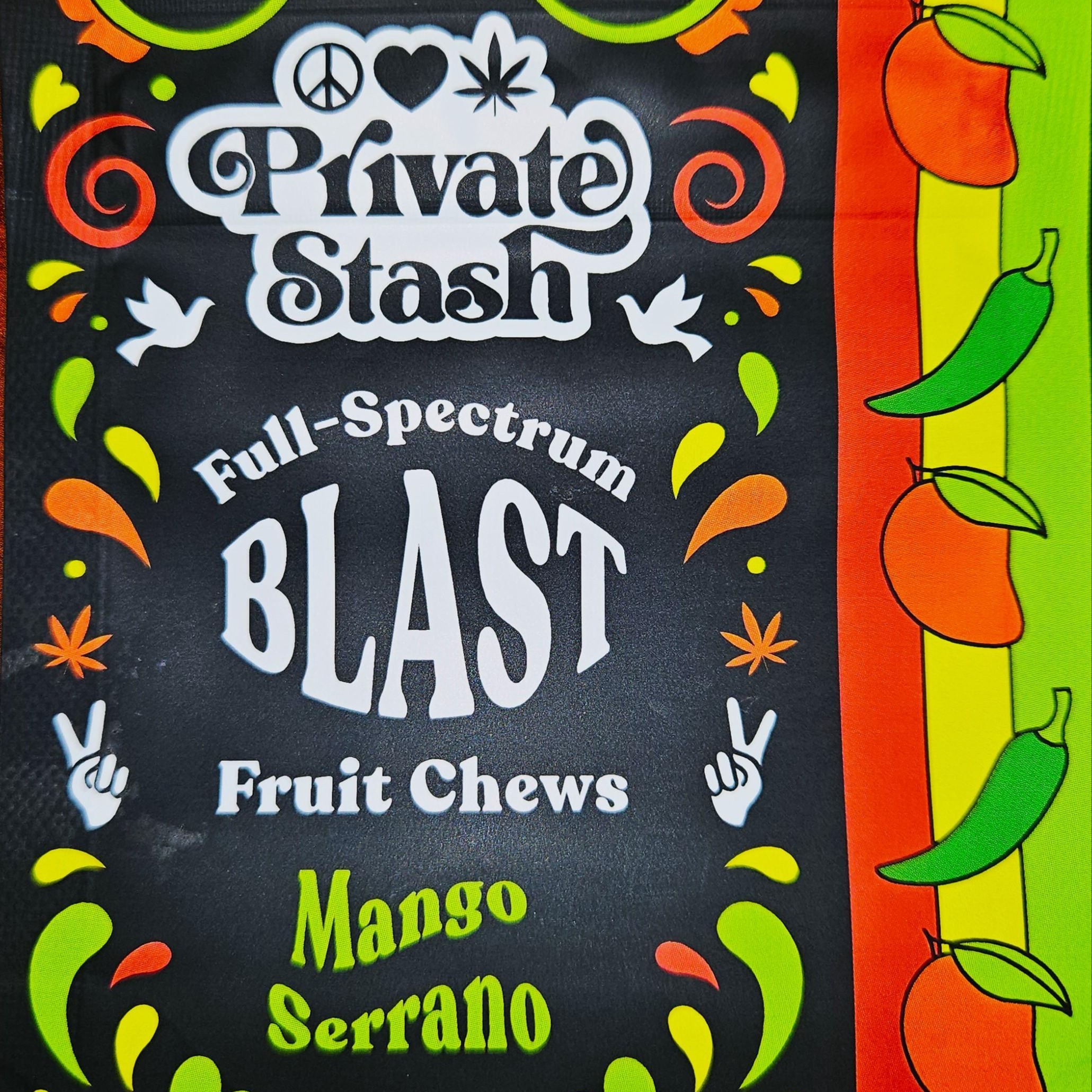 Golden Private Stash (Oregon): Fruit Chew Blast - Mango Serrano
