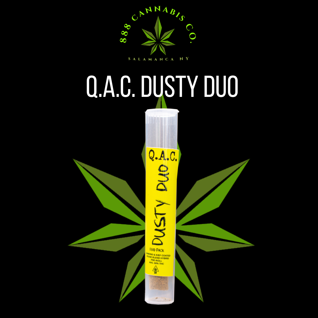 Dusty Duo Pre-Roll, Diamond and Kief Coated