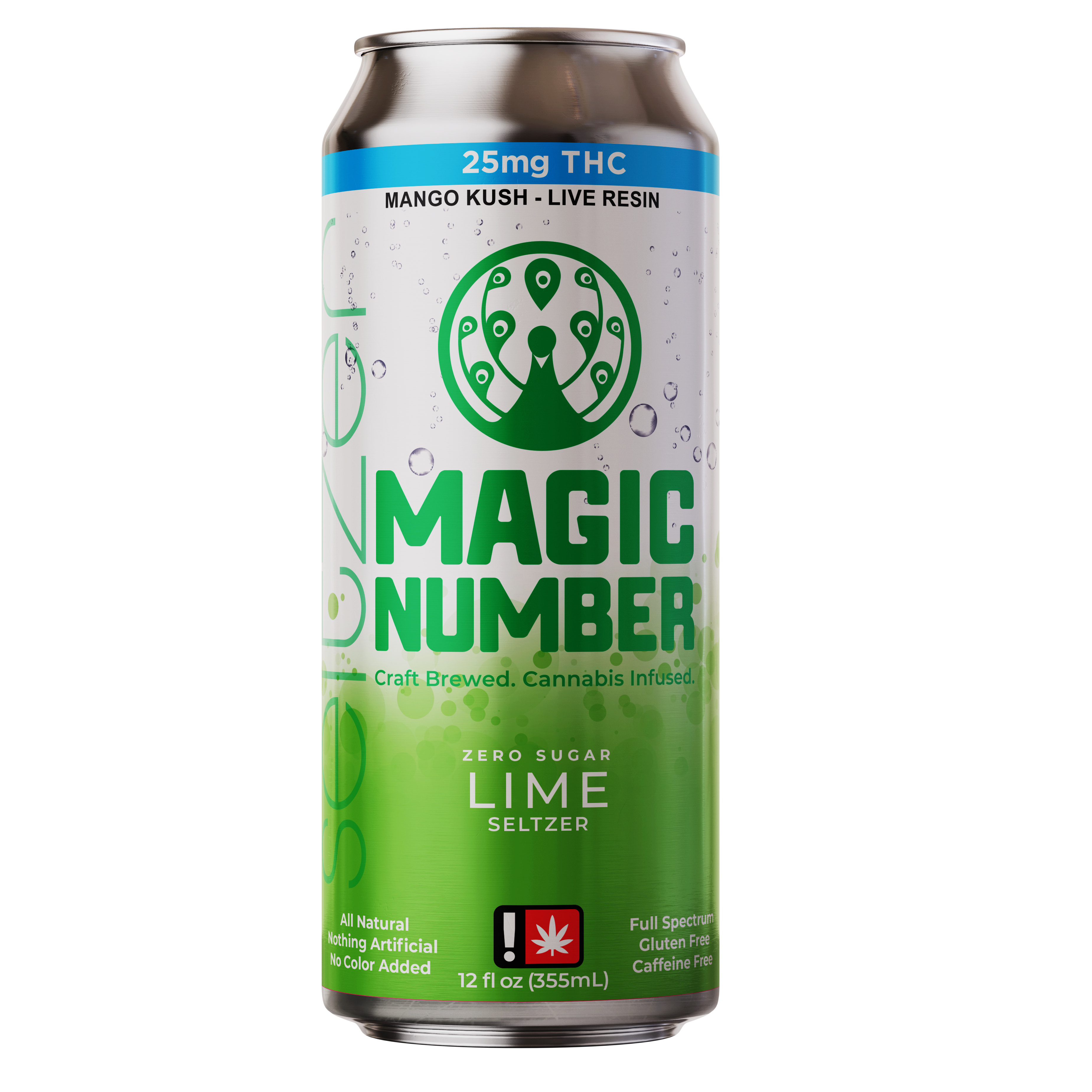 Magic Number: > Seltzer > Can > > Lime