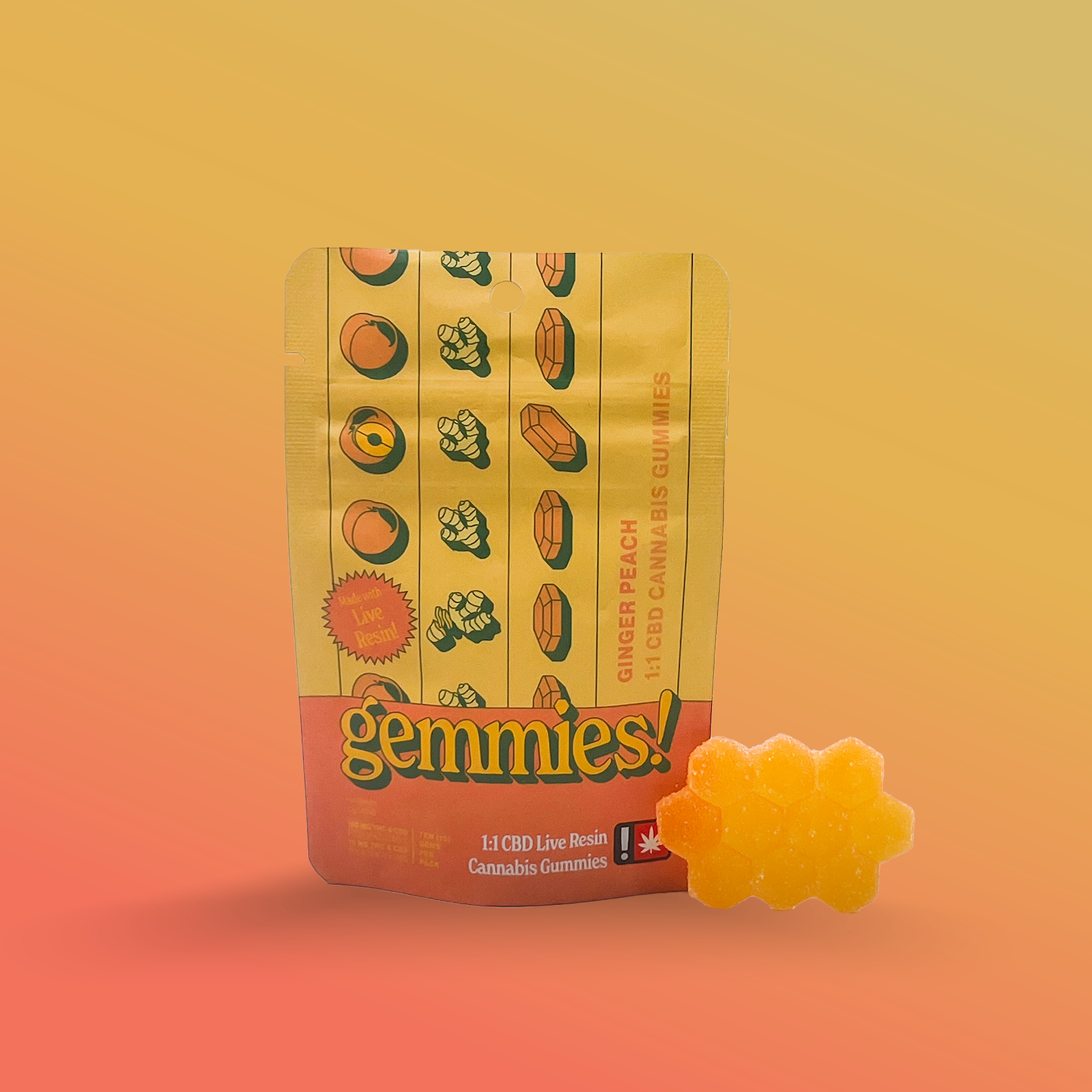 Higher Cultures: Gemmies Ginger Peach /