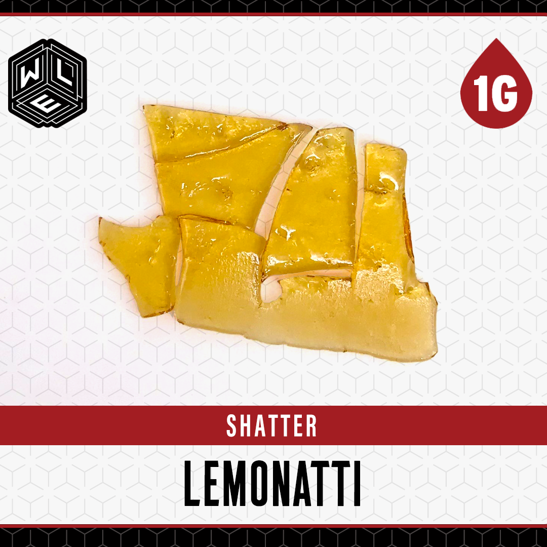 White Label Extracts: Label > Shatter > Lemonatti