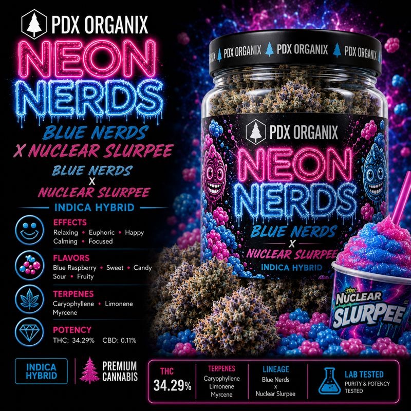 PDX Organics: Neon Nerds By Pdx Organix