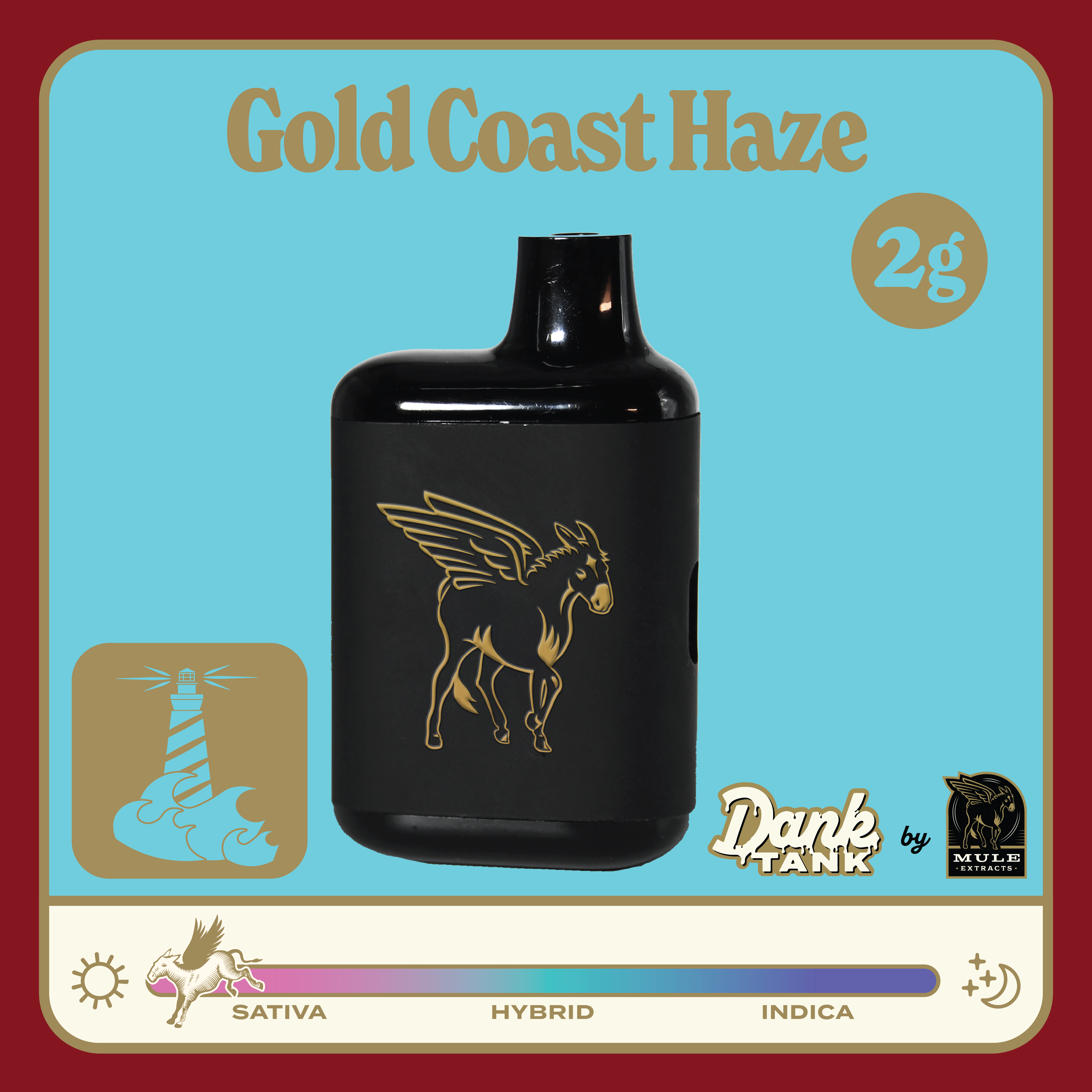 Mule Extracts: Pure Dank Tank - Gold Coast Haze