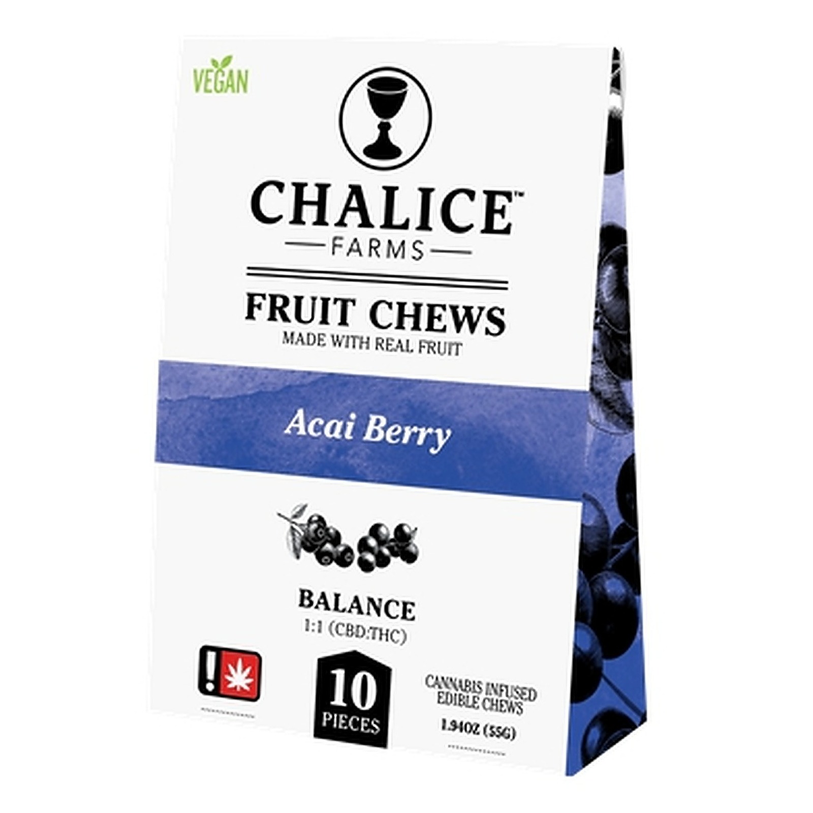 Chalice Farms: Golden Ext. Fruit Chew Acai Berry