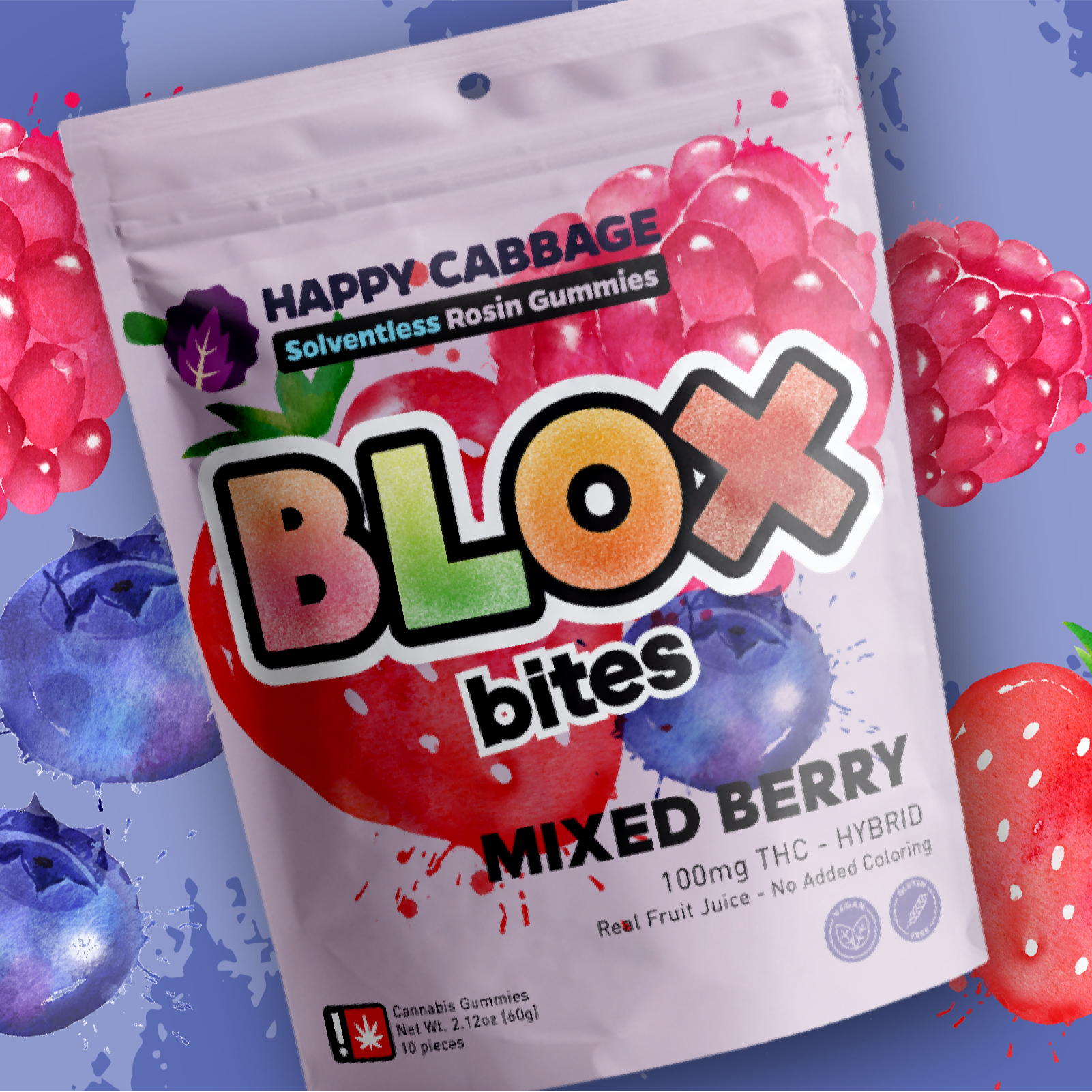 Happy Cabbage Farms: > Multipack > Mixed Berry