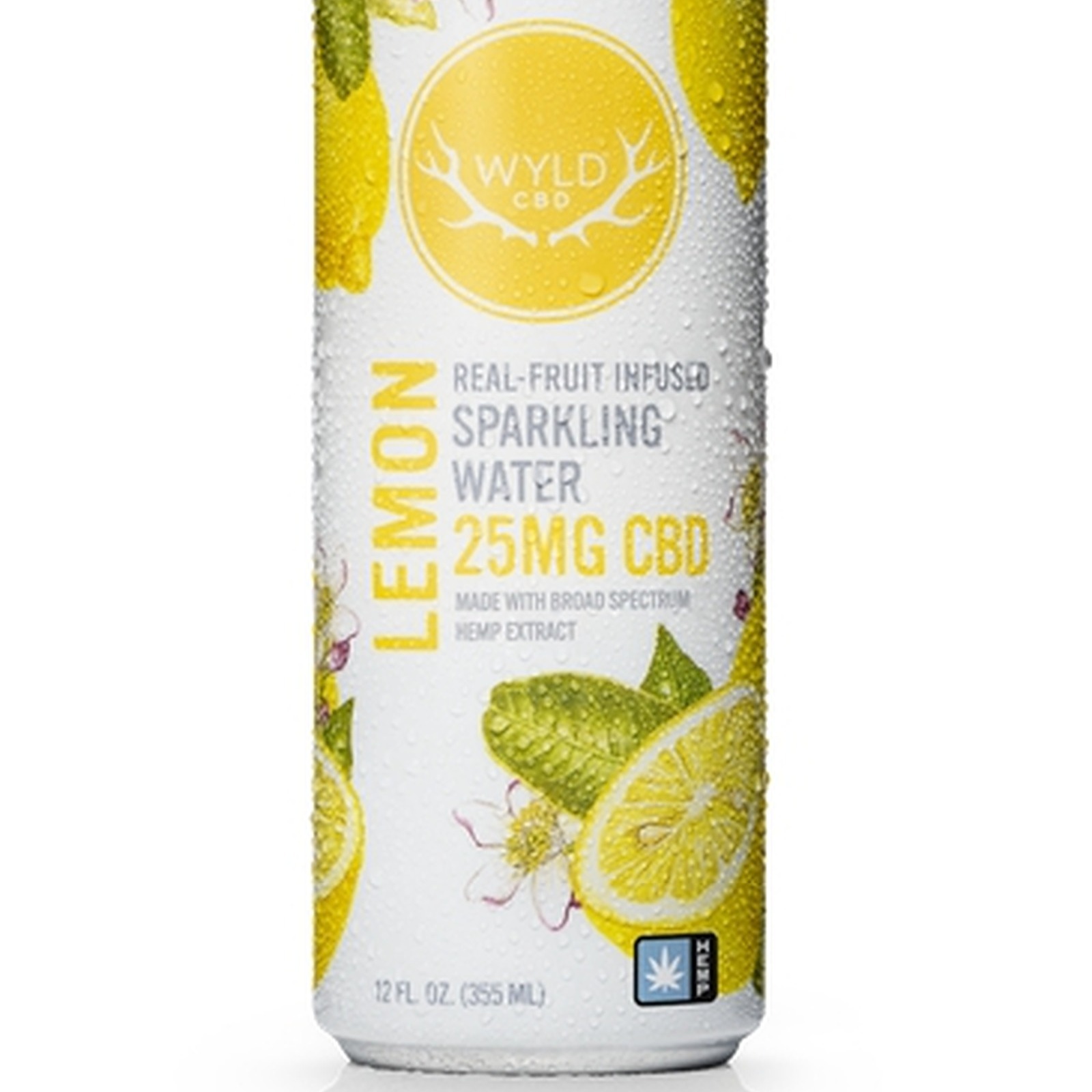 Wyld: Hemp Water Lemon Sparkling Water