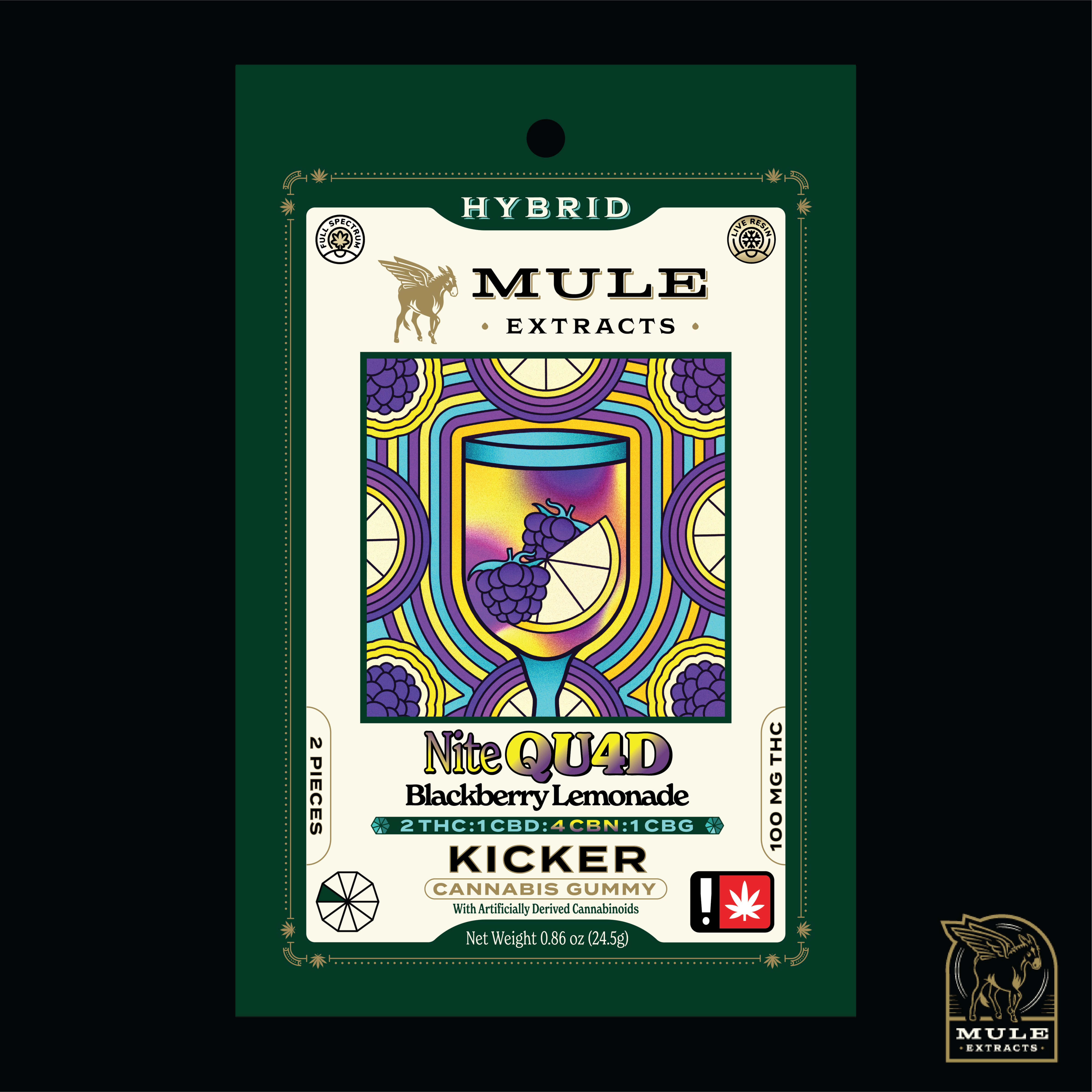 Mule Extracts: Kicker - Blackberry Lemonade - :1