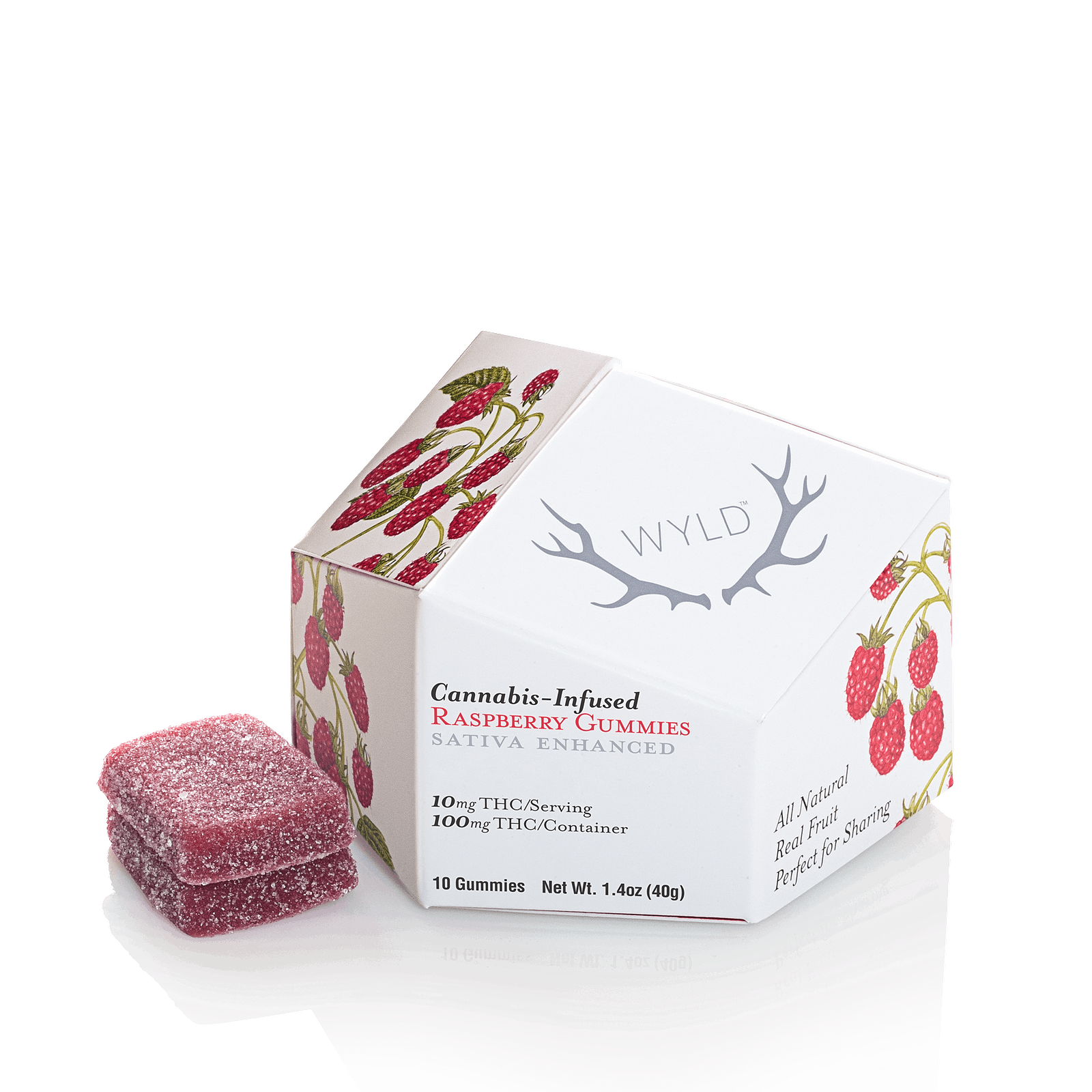 Wyld — WYLD Gummies Sativa Raspberry 100mg