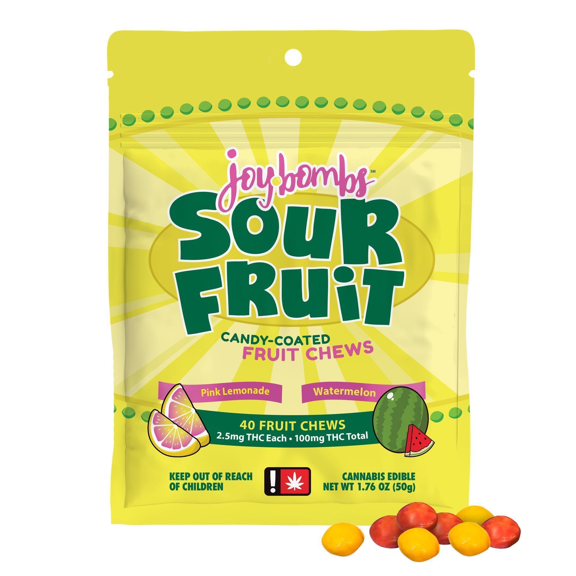 Nimble Distribution: Joy Bombs Fruit Chews - Sour Fruit