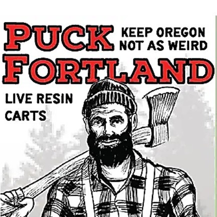 Puck Fortland: Jack-Puck Fortland-1G Sativa Flavored Live Resin Cart