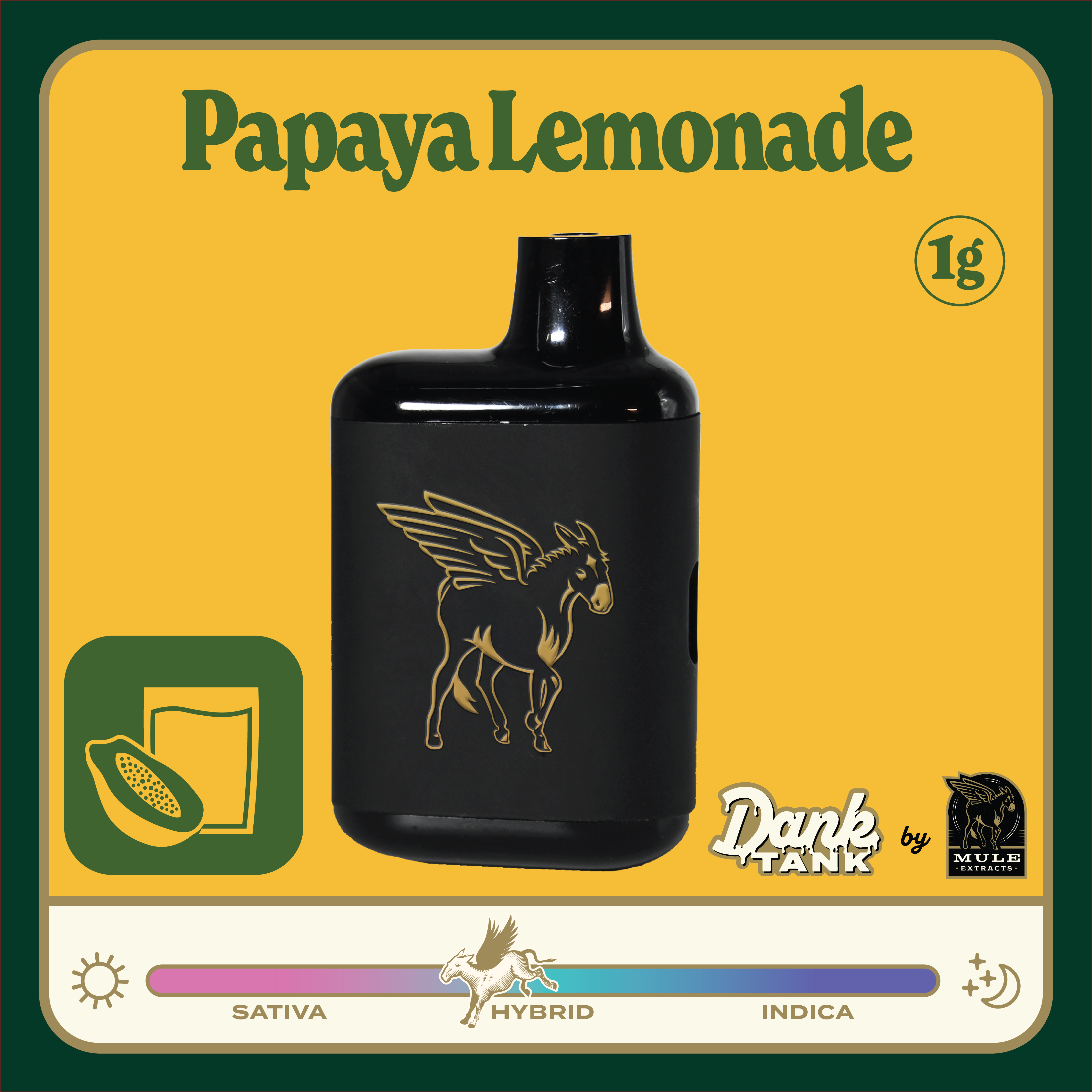 Mule Extracts: Pure Dank Tank - Papaya Lemonade