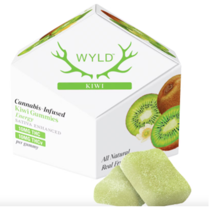 Wyld: Wyld Gummies- 1:1 THCv Kiwi (sativa)