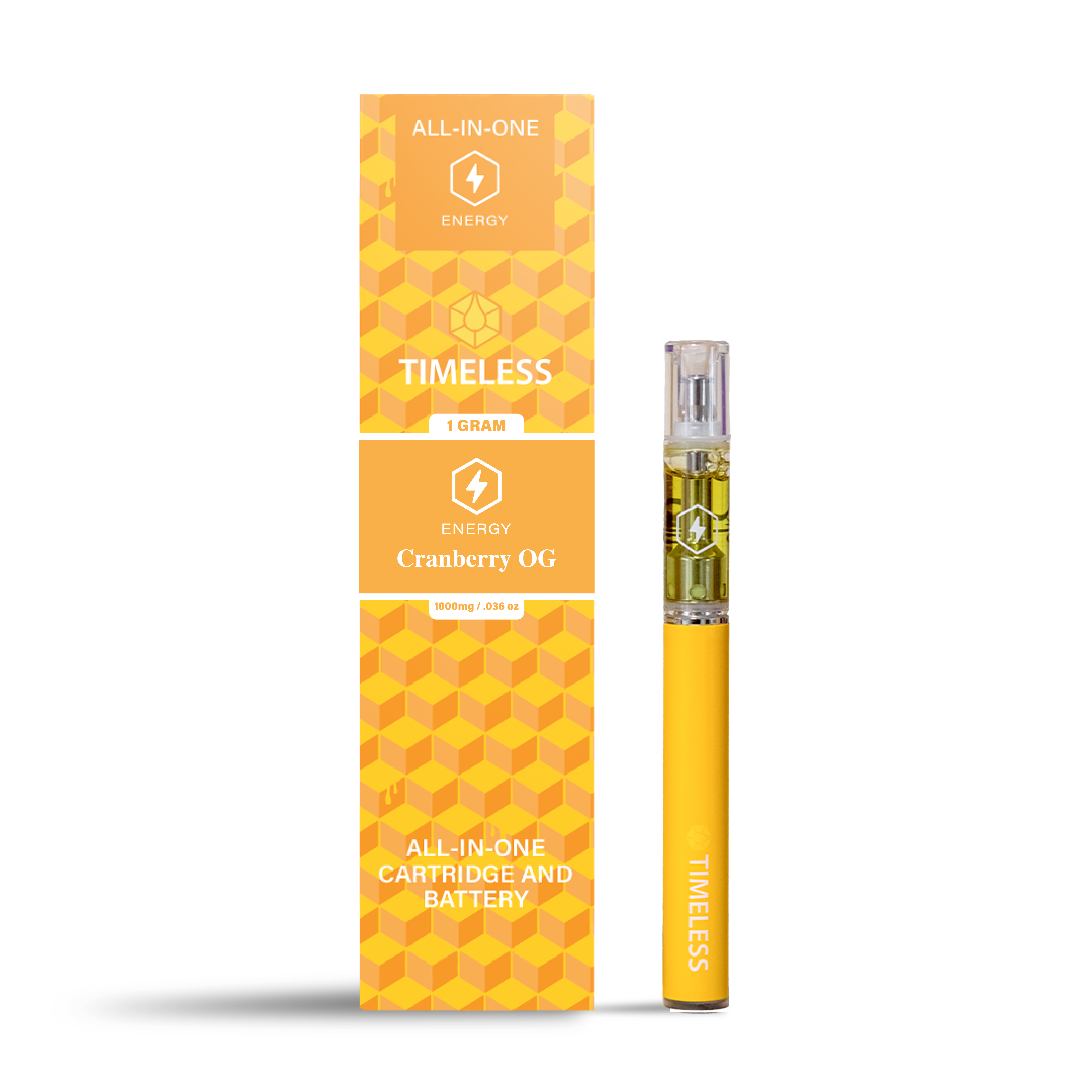 Timeless Vapes: Timeless Cranberry OG All-in-One 1000mg (Energy)