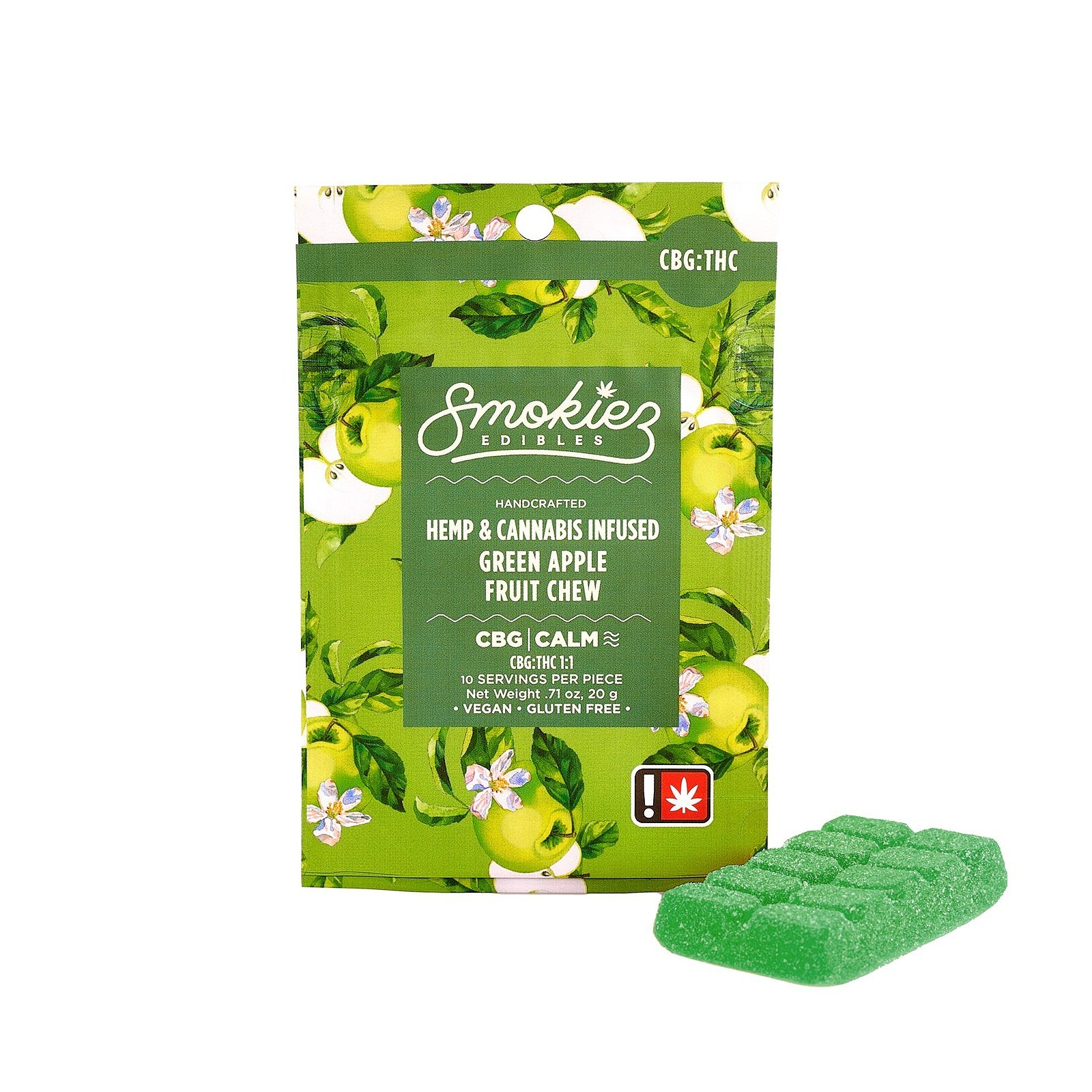 Smokiez Edibles: Sweet Green Apple - - Smokiez