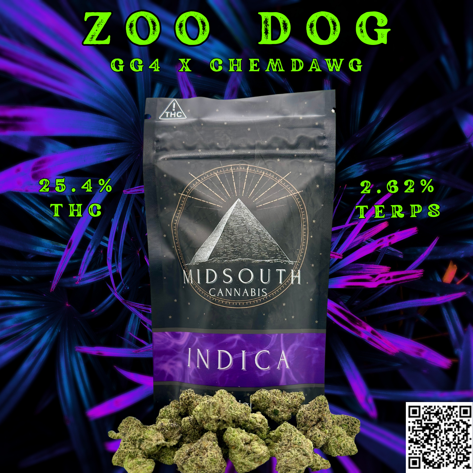MidSouth Extracts: Zoo Dog - Flower - 14g | Leafly