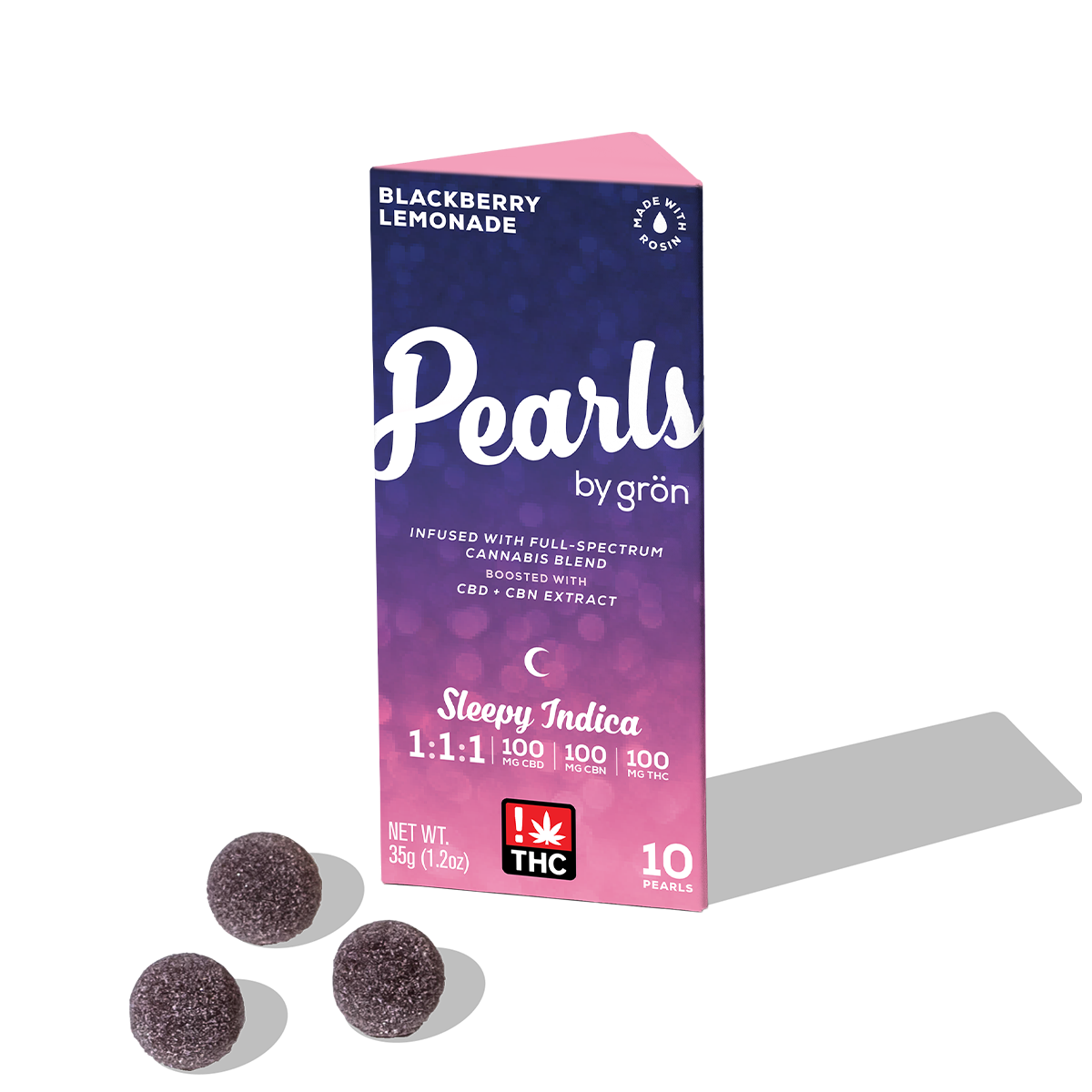 Grön: Blackberry Lemonade Pearls