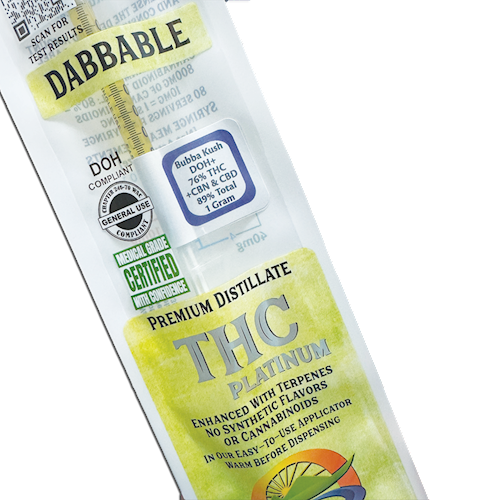 Skagit Organics: THC Platinum Distillate - Bubba Kush - 7 x 1g