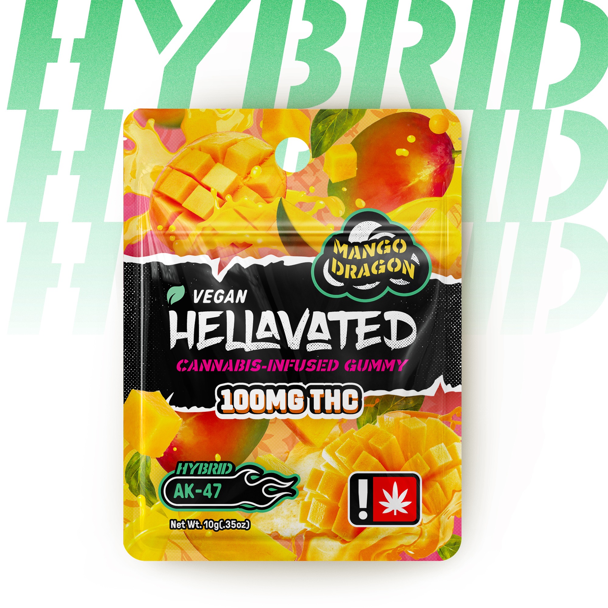Hellavated: Mango Dragon Gummie - Hellavated