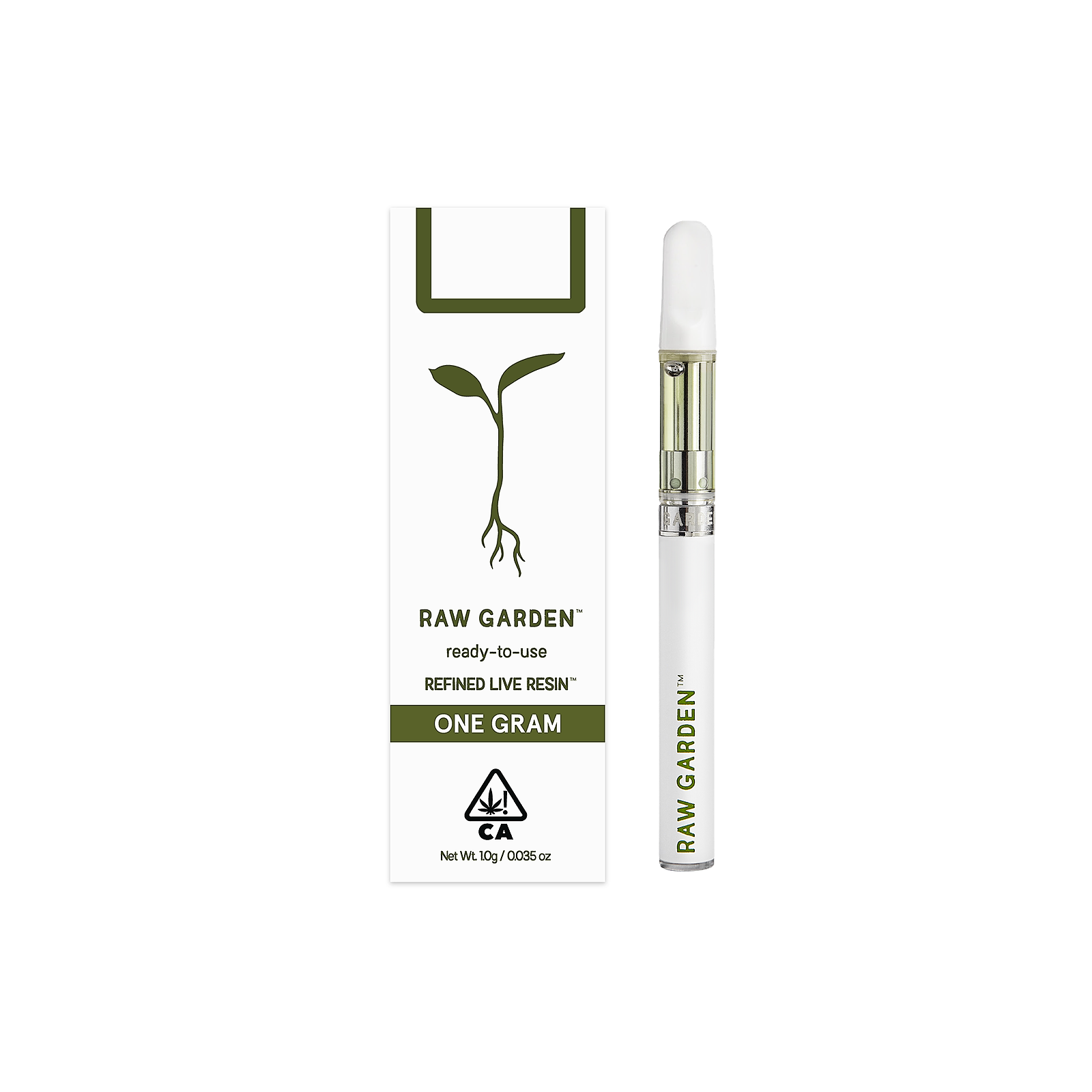 Raw Garden Banana Cream OG 1.0G ReadytoUse Refined Live Resin™ Pen