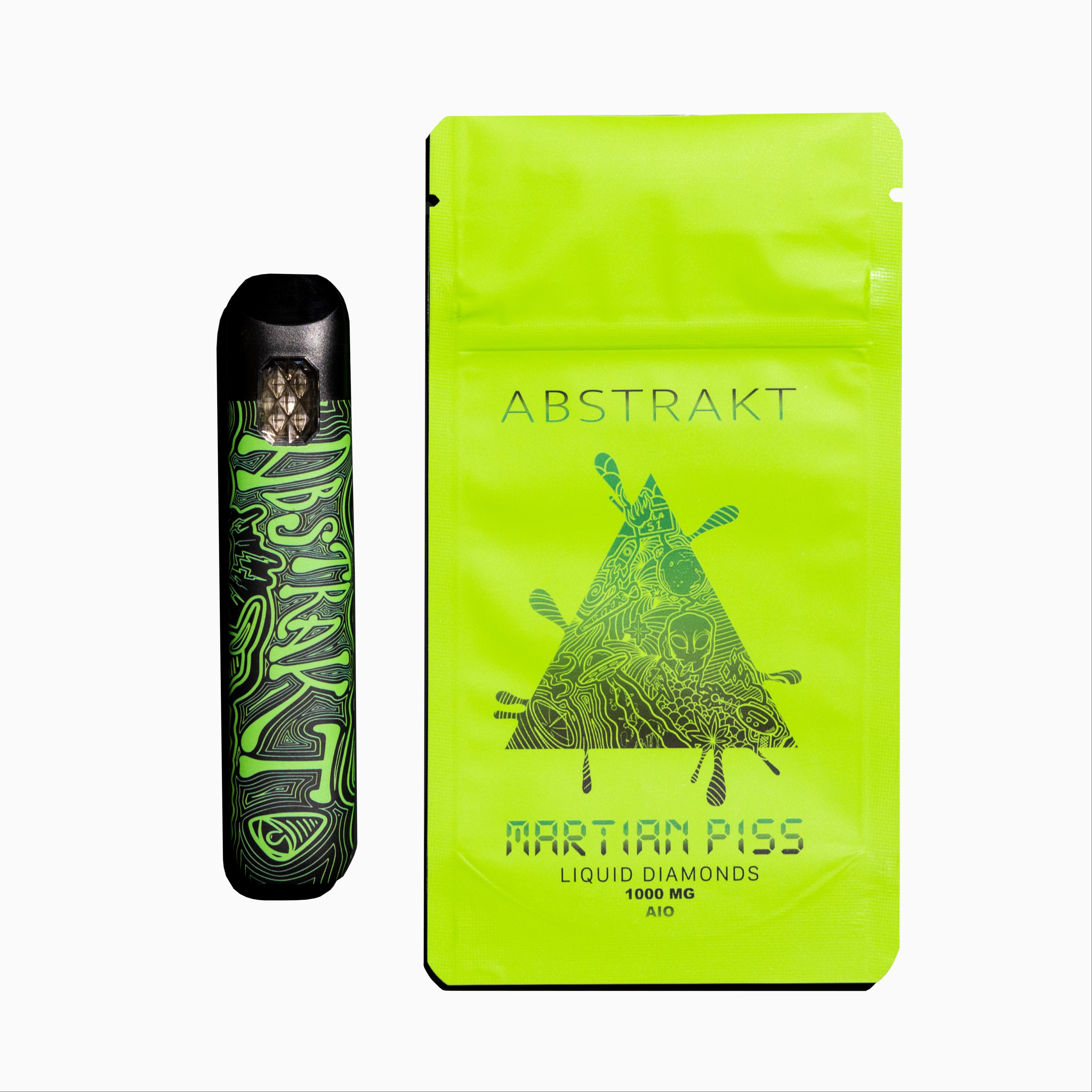 alien piss vape juice Abstrakt: Martian Piss - 1g AIO