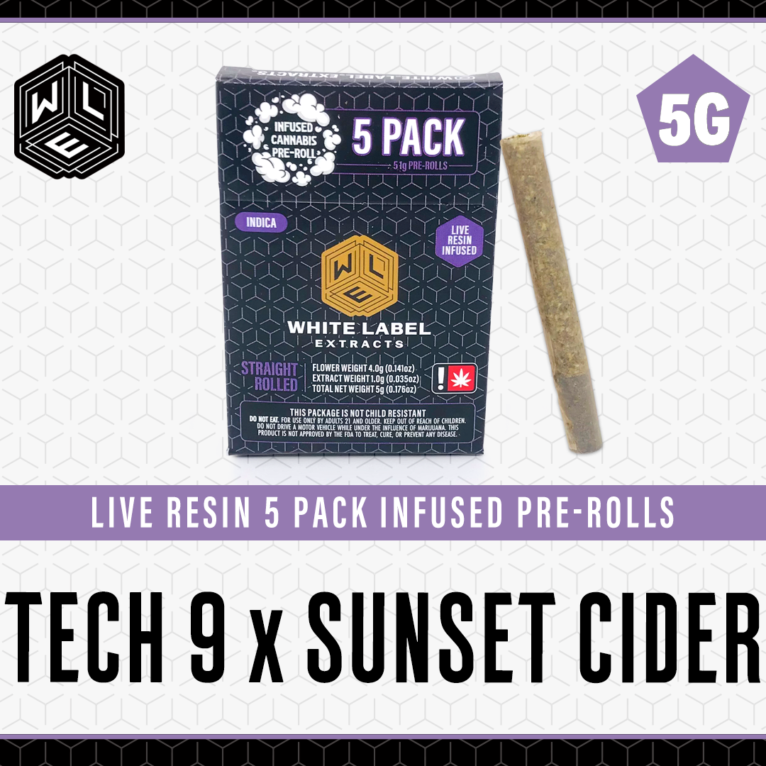 White Label Extracts: Tech 9 X Sunset Cider 5- - White Label