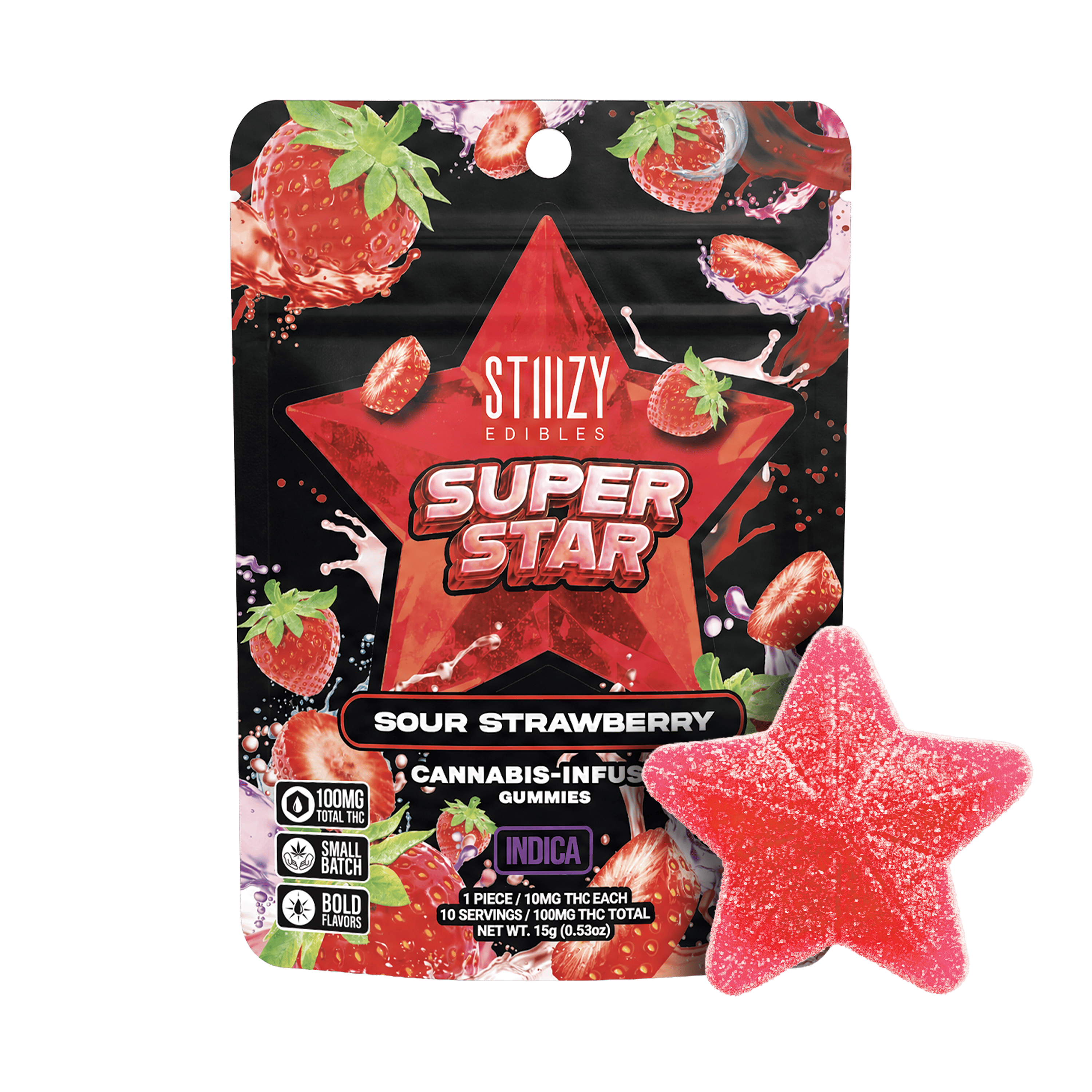 Stiiizy: Sour Strawberry - Star - - Stiiizy
