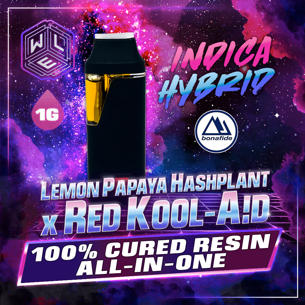 White Label Extracts: Lemon Papaya Hashplant & Red Kool-aid - White Label