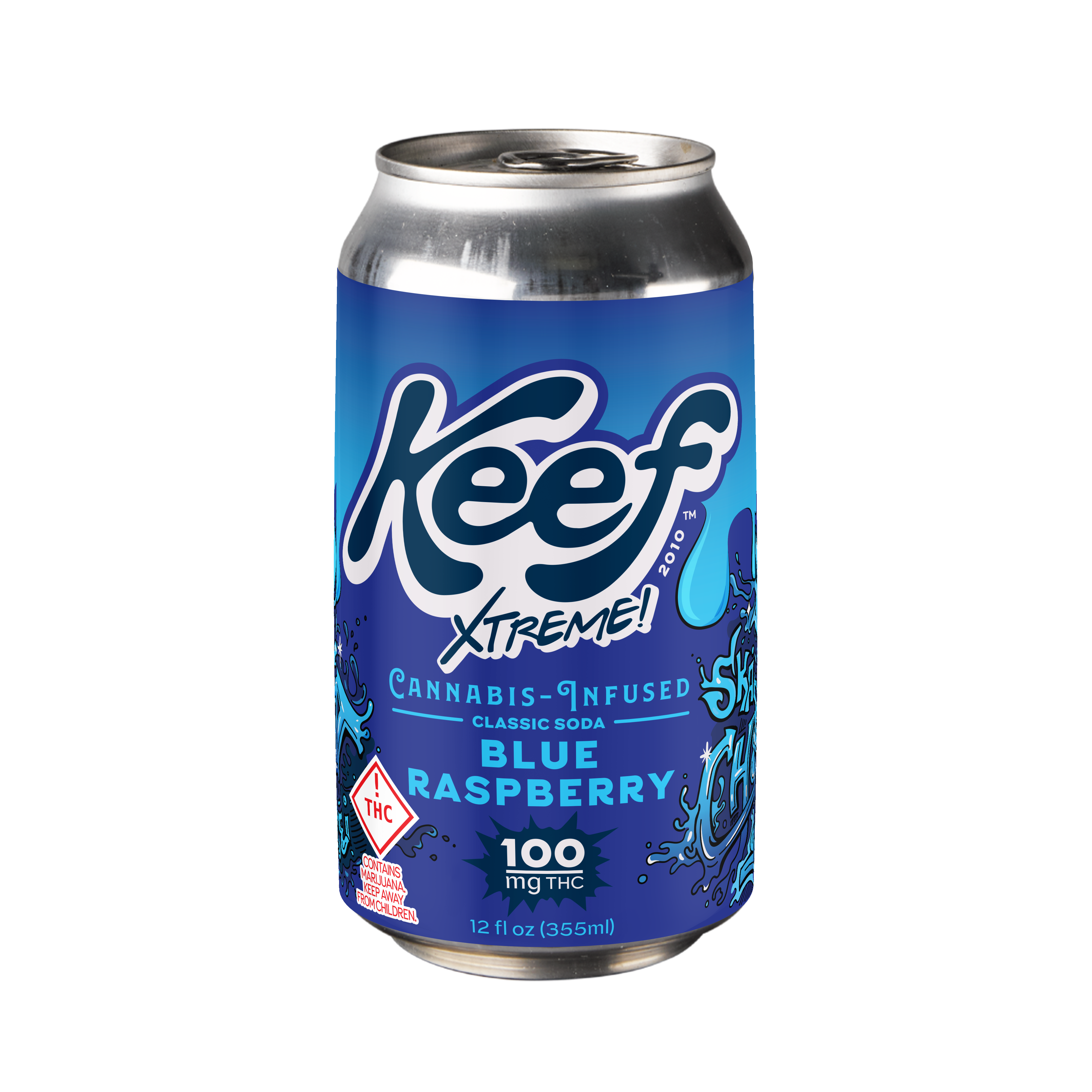 Keef Brands: Blue Raspberry Soda