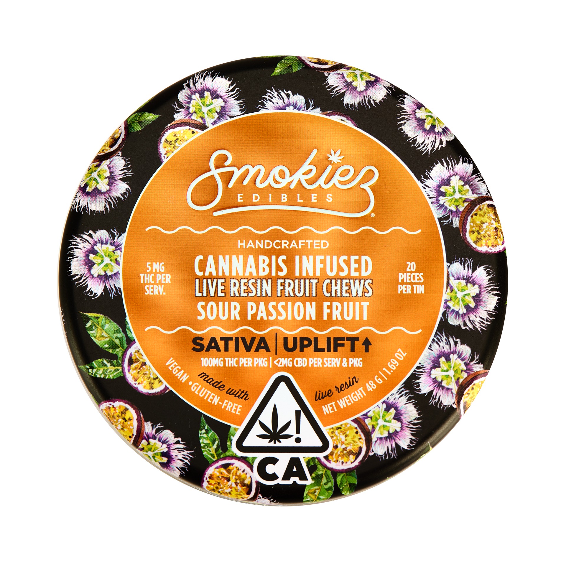 Smokiez Edibles: Sour Passionfruit Fruit Chews - Smokiez